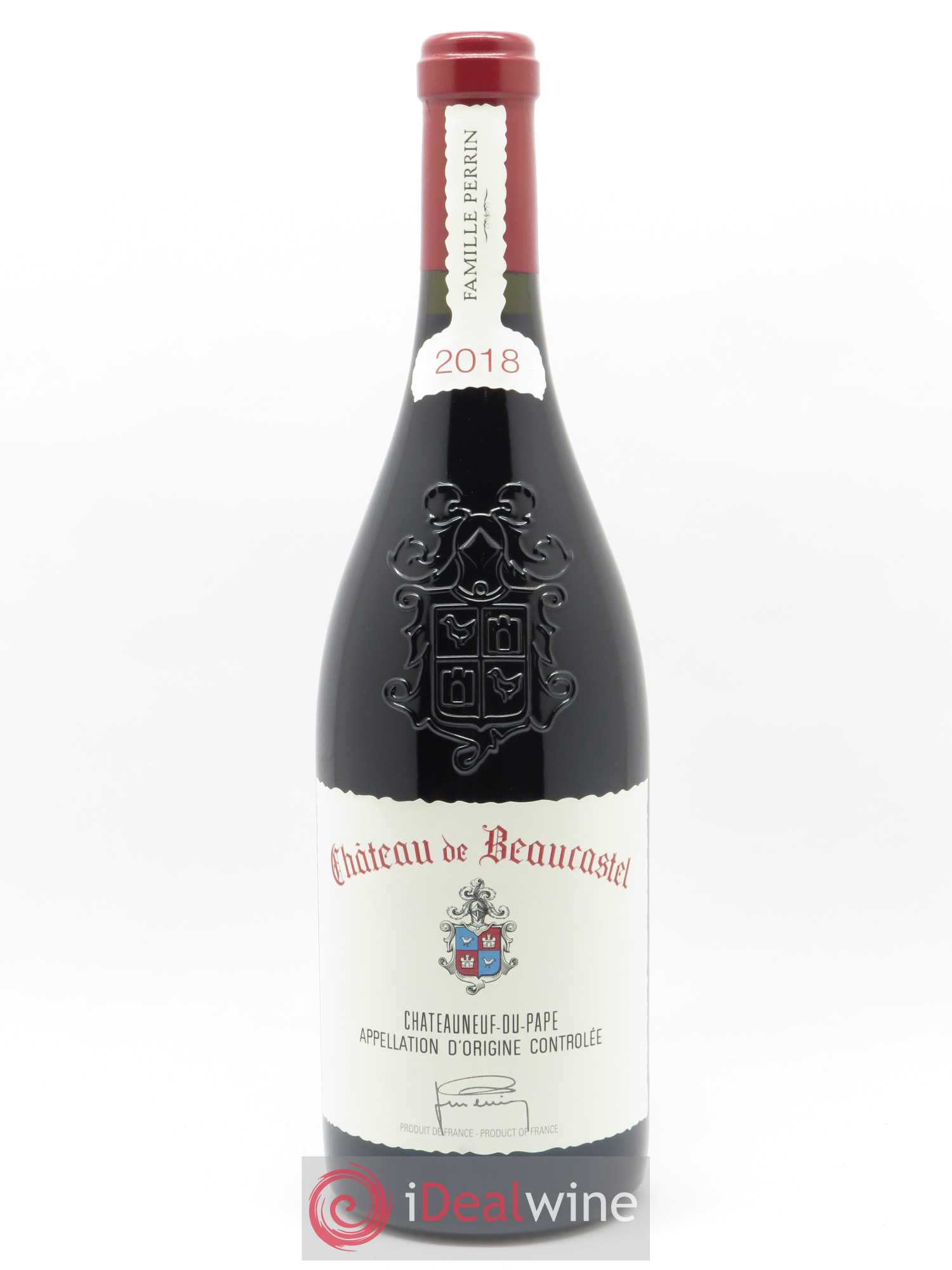 Châteauneuf-du-Pape Château de Beaucastel Famille Perrin 2018 - Lot de 1 bouteille - 0