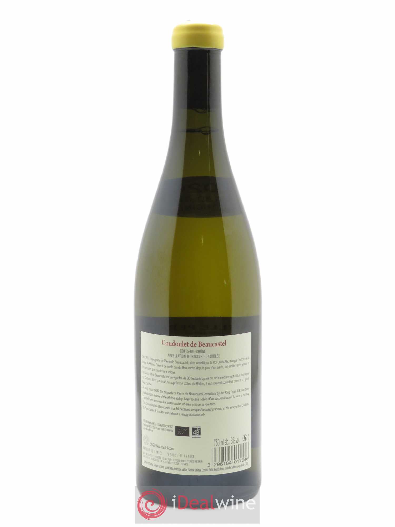 Côtes-du-Rhône Coudoulet de Beaucastel Famille Perrin 2020 - Lot de 1 bouteille - 1