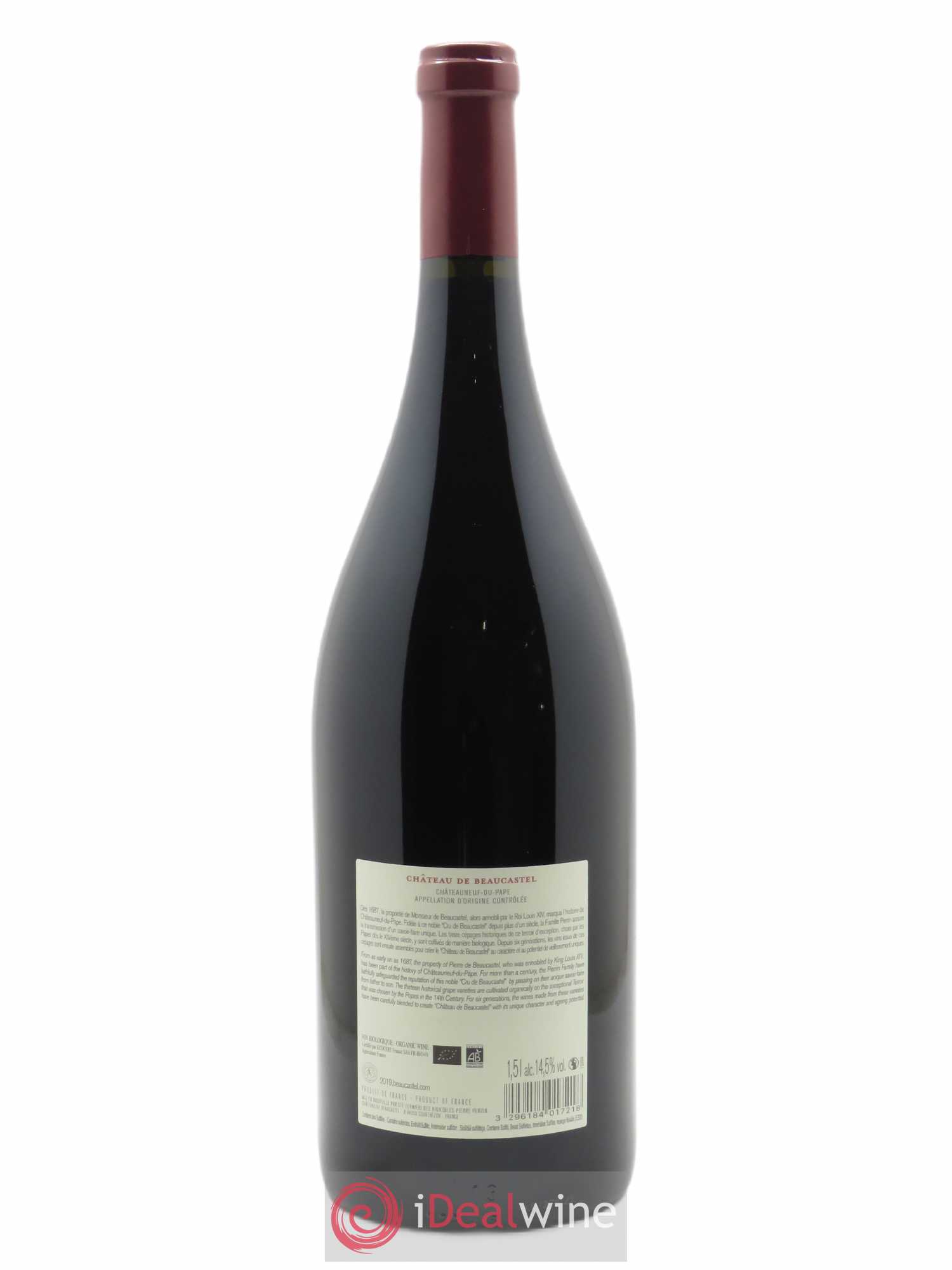 Châteauneuf-du-Pape Château de Beaucastel Famille Perrin  2019 - Lot of 1 magnum - 1
