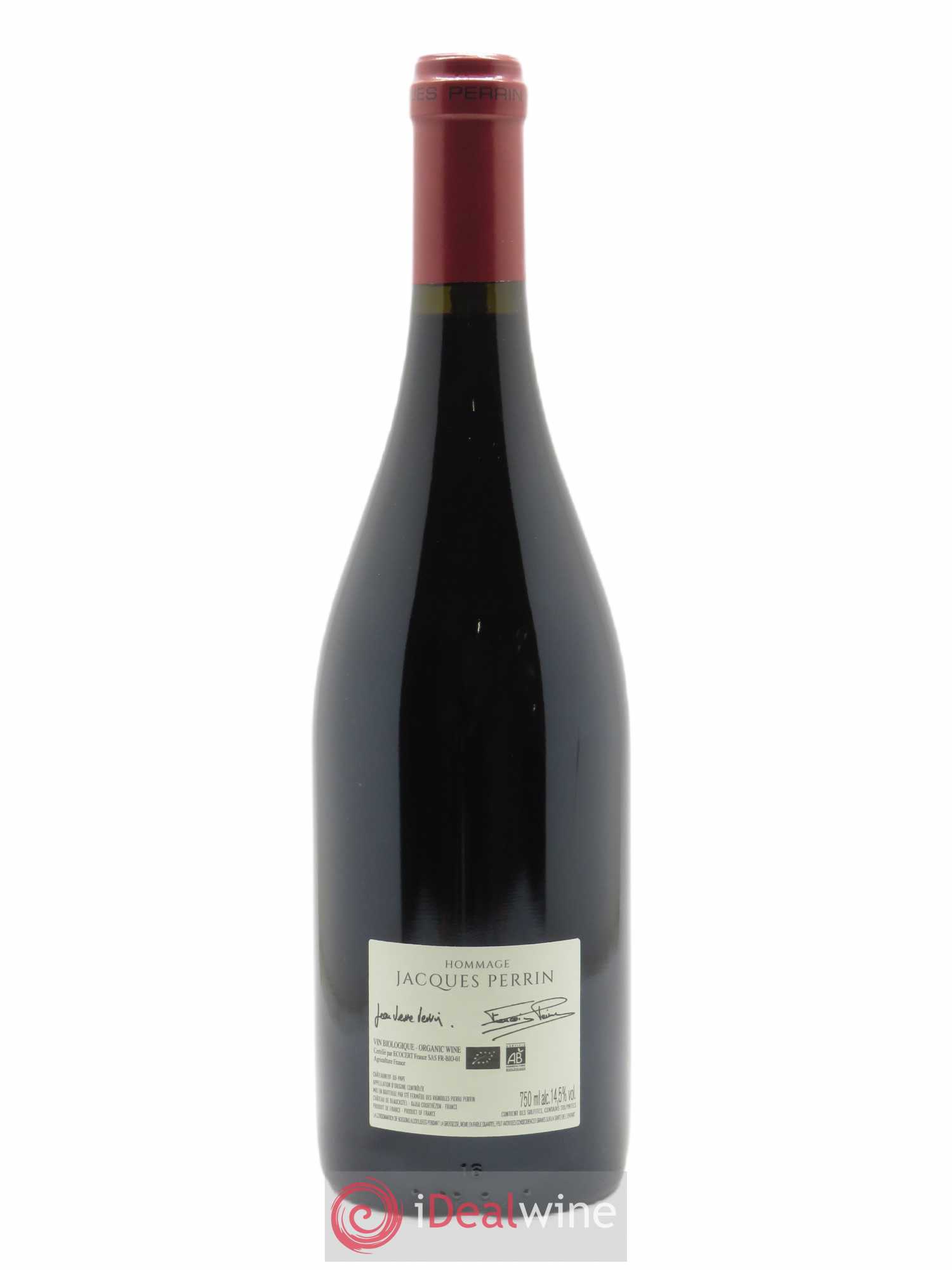 Châteauneuf-du-Pape Château de Beaucastel Hommage à Jacques Perrin Famille Perrin 2019 - Lot de 1 bouteille - 2