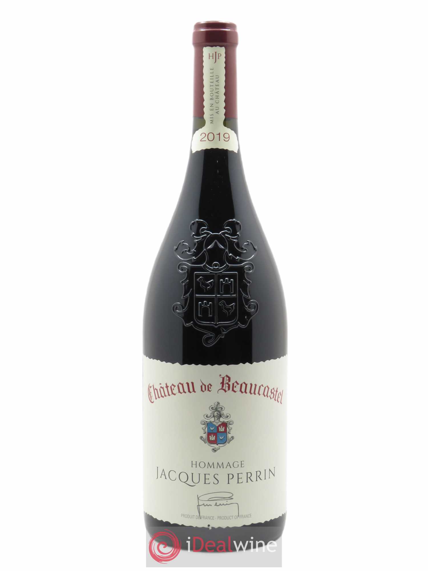 Châteauneuf-du-Pape Château de Beaucastel Hommage à Jacques Perrin Famille Perrin 2019 - Lot de 1 magnum - 1