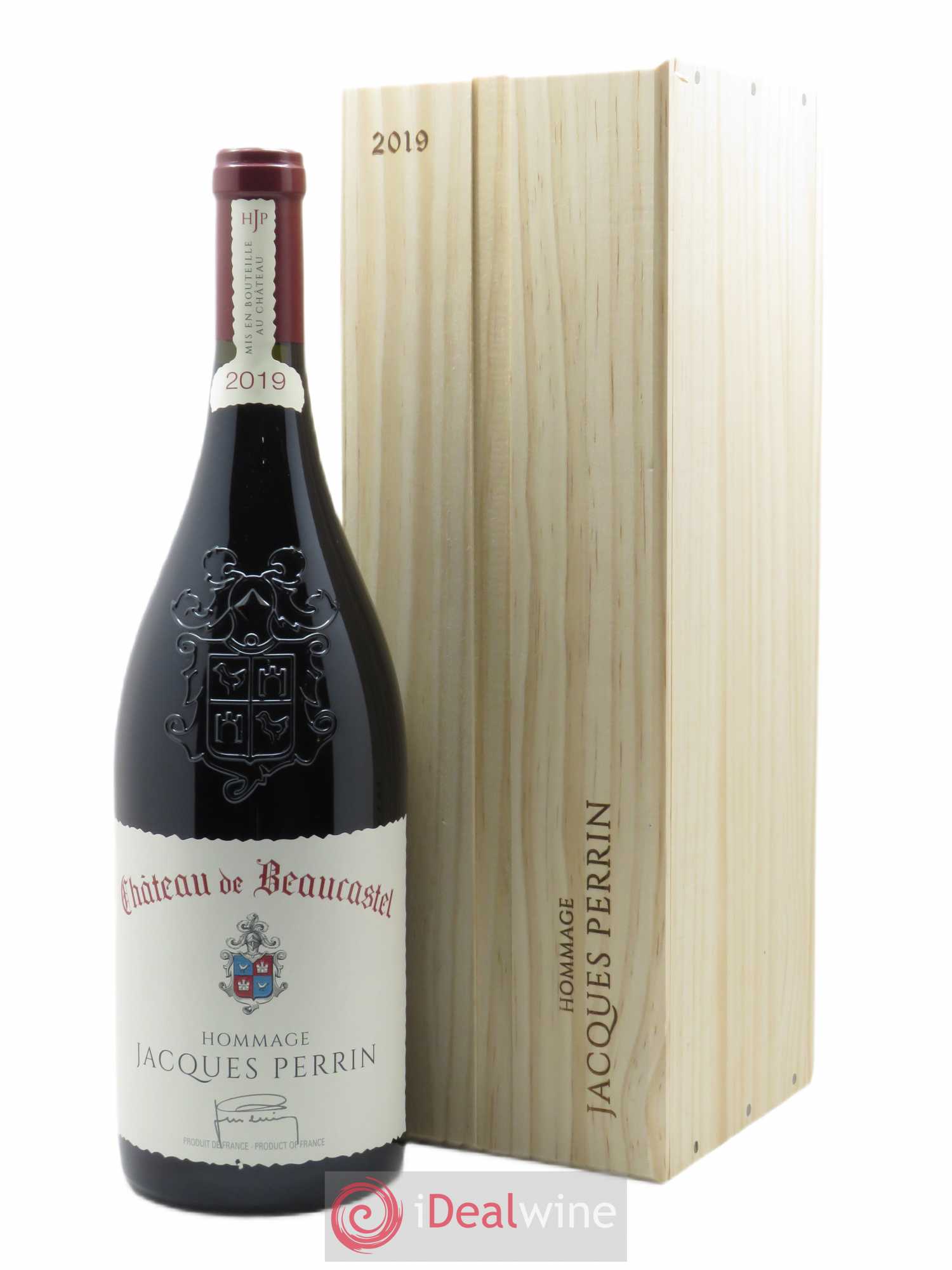 Châteauneuf-du-Pape Château de Beaucastel Hommage à Jacques Perrin Famille Perrin 2019 - Lot de 1 magnum - 0