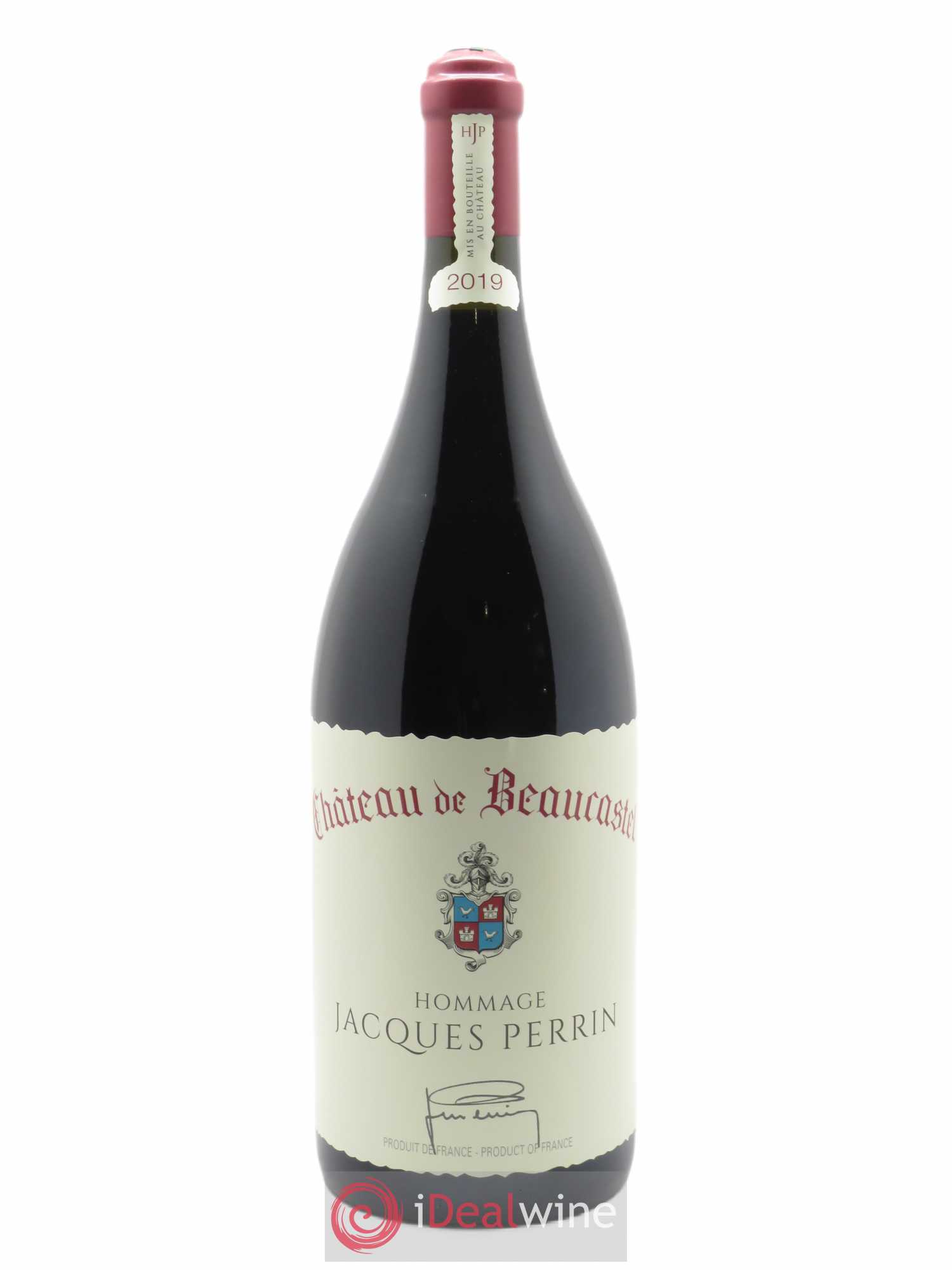 Châteauneuf-du-Pape Château de Beaucastel Hommage à Jacques Perrin Famille Perrin 2019 - Lot de 1 double magnum - 1