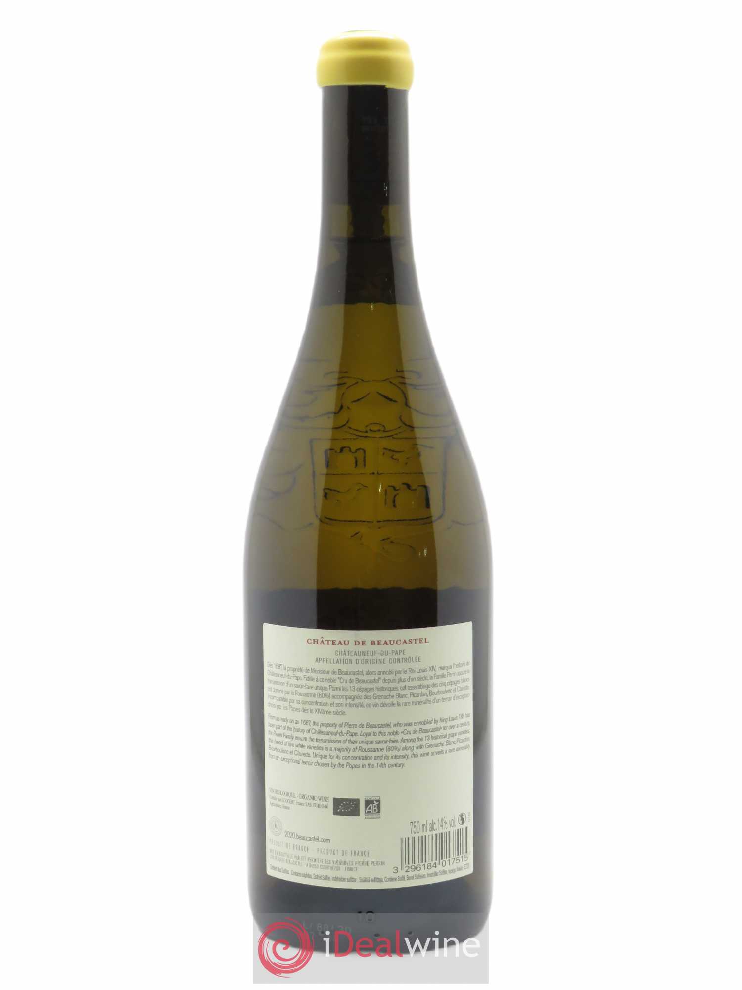 Châteauneuf-du-Pape Château de Beaucastel Famille Perrin 2020 - Lot de 1 bouteille - 1