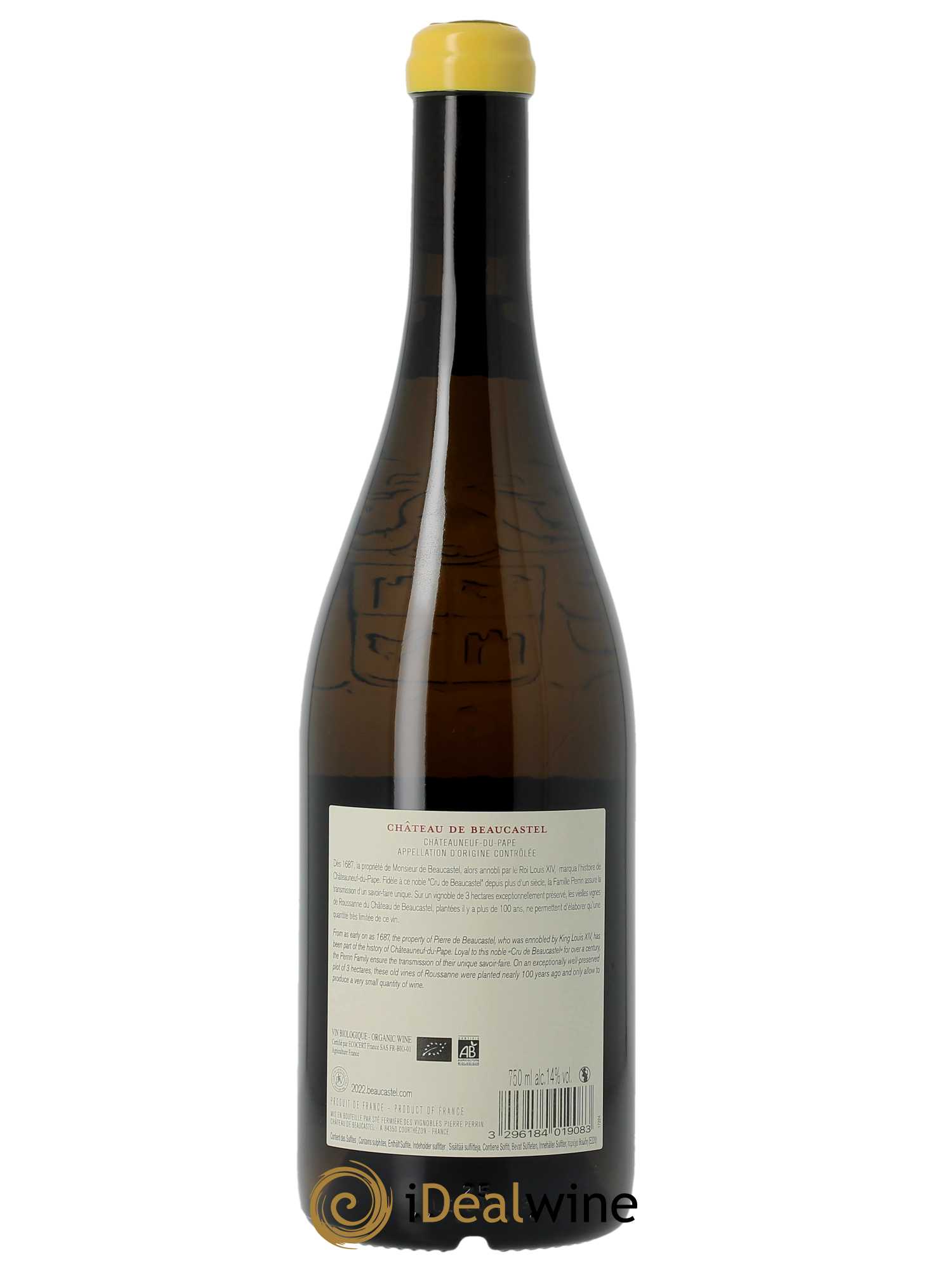 Châteauneuf-du-Pape Château de Beaucastel Vieilles vignes Roussanne Famille Perrin 2022 - Lot of 1 bottle - 2