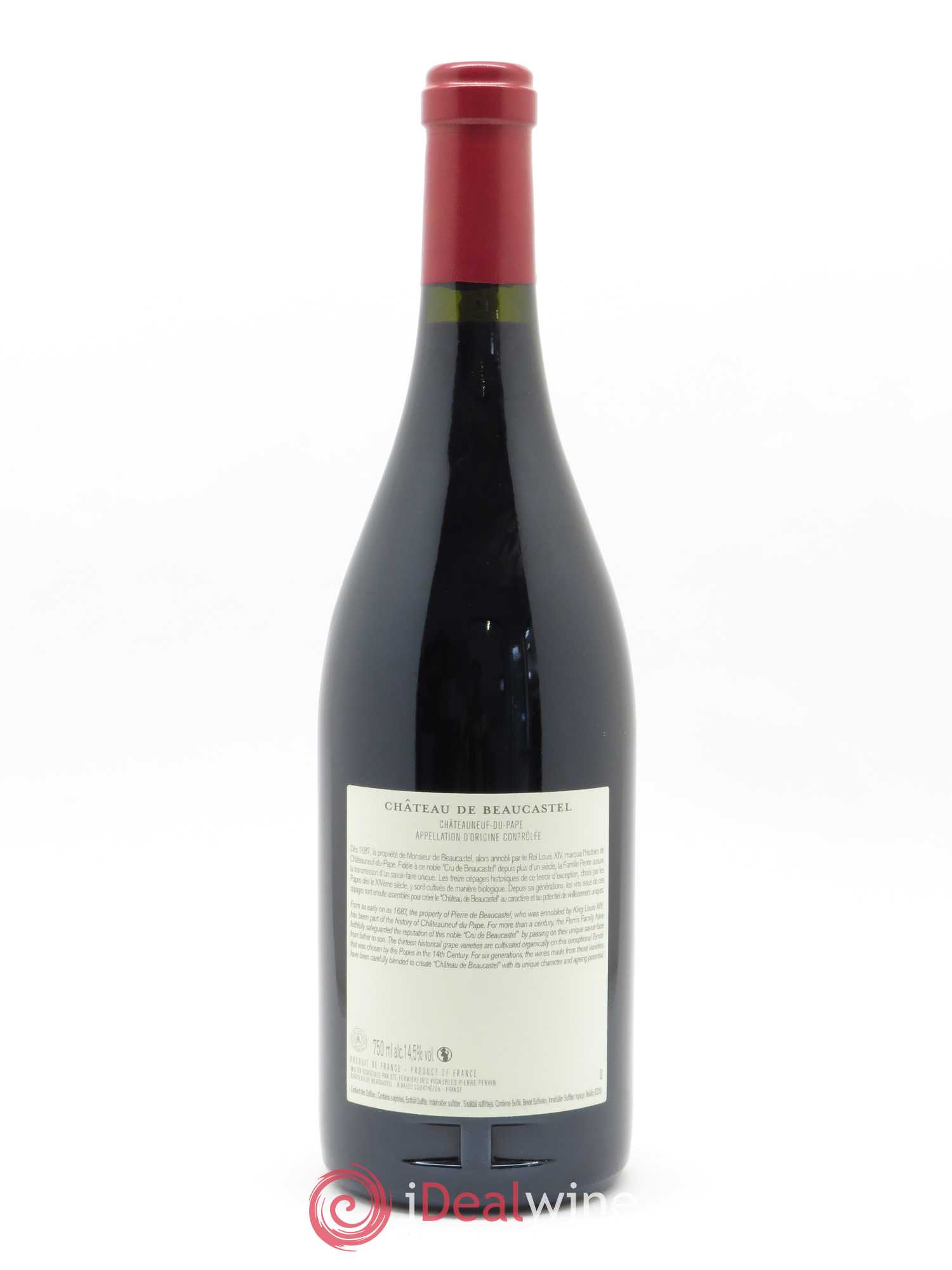 Châteauneuf-du-Pape Château de Beaucastel Famille Perrin 2006 - Lot de 1 bouteille - 1