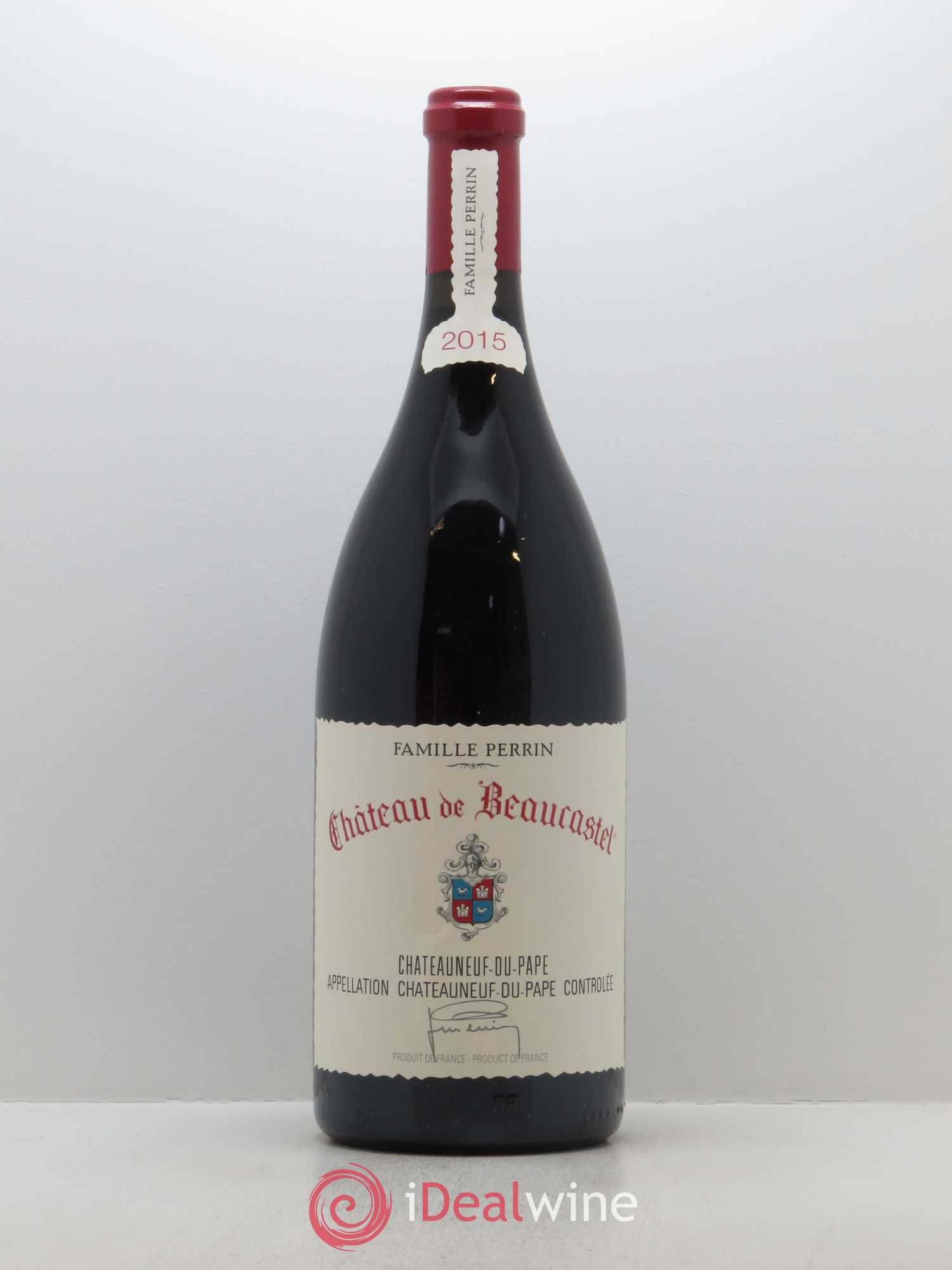 Châteauneuf-du-Pape Château de Beaucastel Famille Perrin 2015 - Lot de 1 magnum - 0