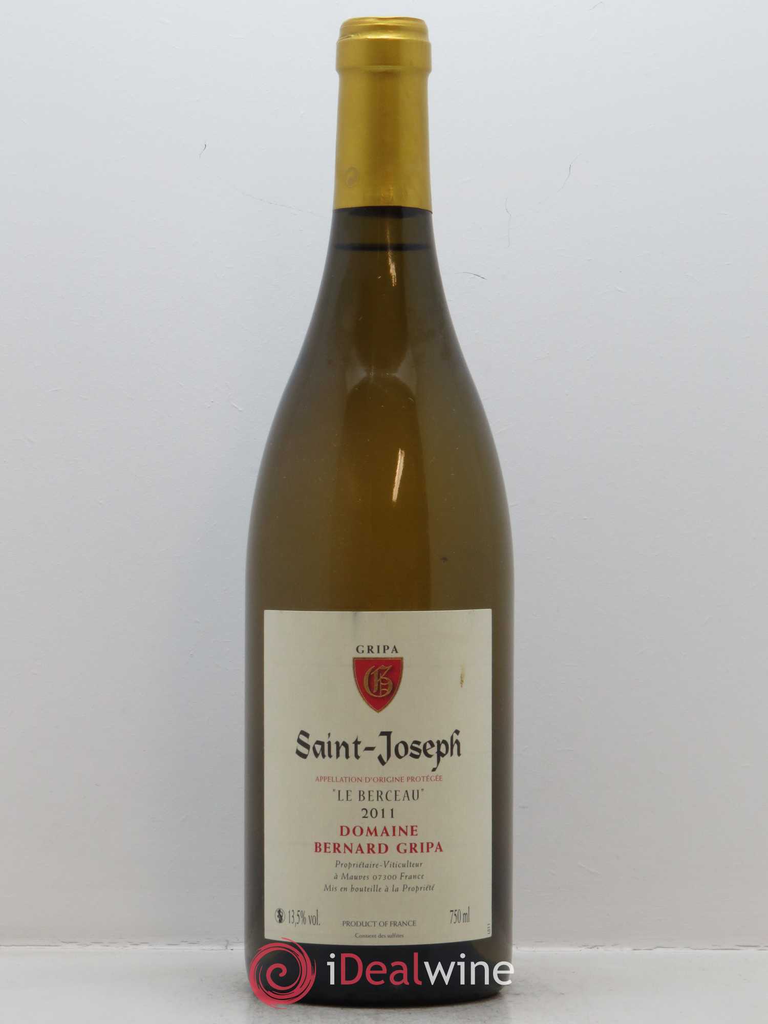 Saint-Joseph Le Berceau Bernard Gripa (Domaine) 2011 - Lot de 1 bouteille - 0