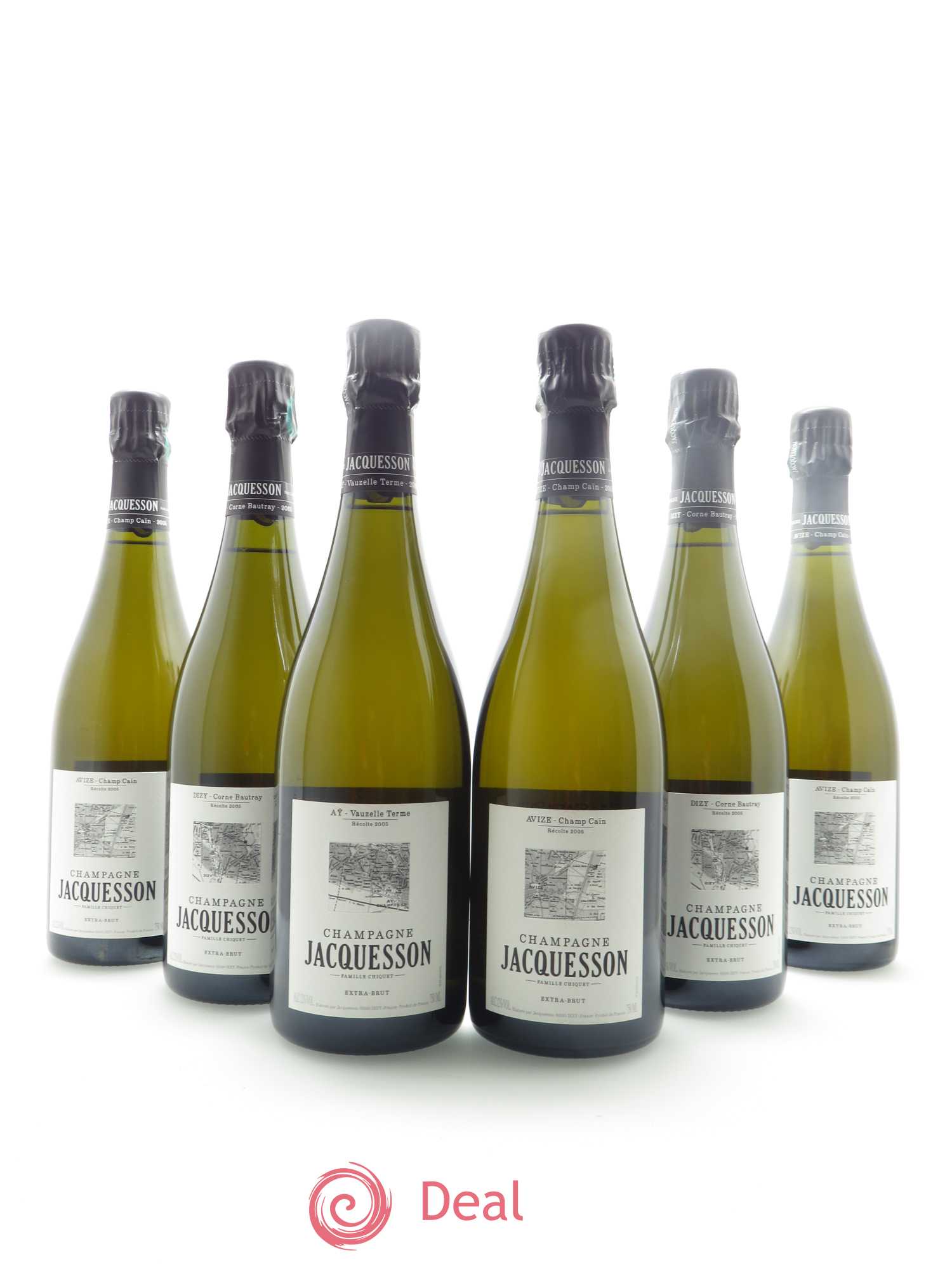 Assortiment 2005 Lieux dits Extra-Brut Jacquesson 2005 - Lot de 6 bouteilles - 0