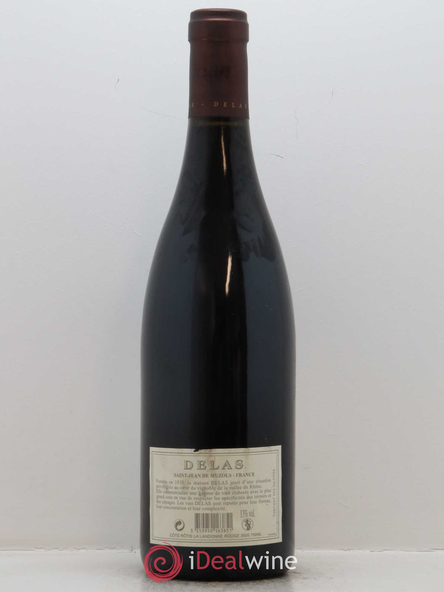 Côte-Rôtie La Landonne Delas Frères 2005 - Lot de 1 bouteille - 1