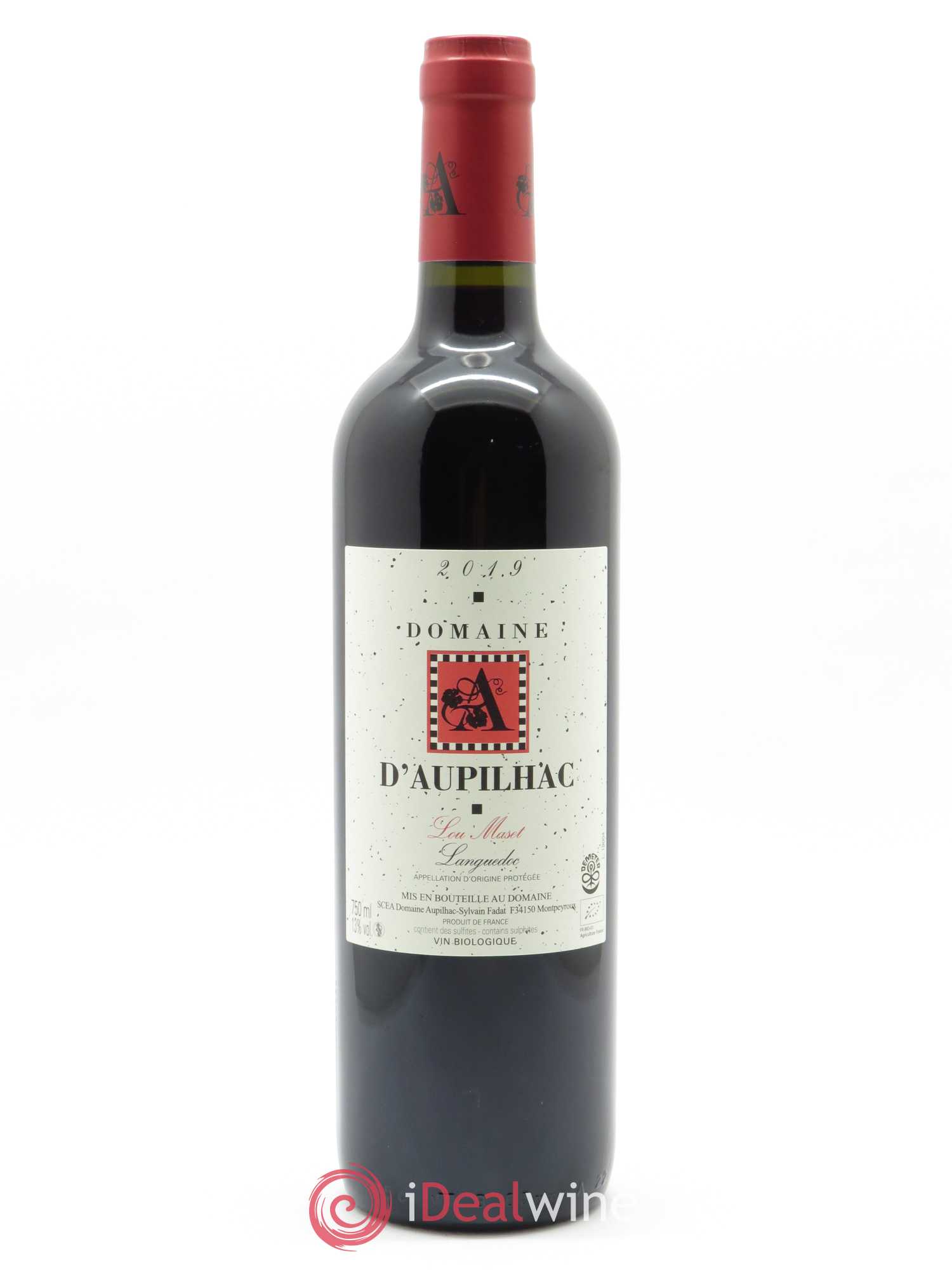Coteaux du Languedoc Aupilhac (Domaine d') Lou Maset Sylvain Fadat 2019 - Lot de 1 bouteille - 0