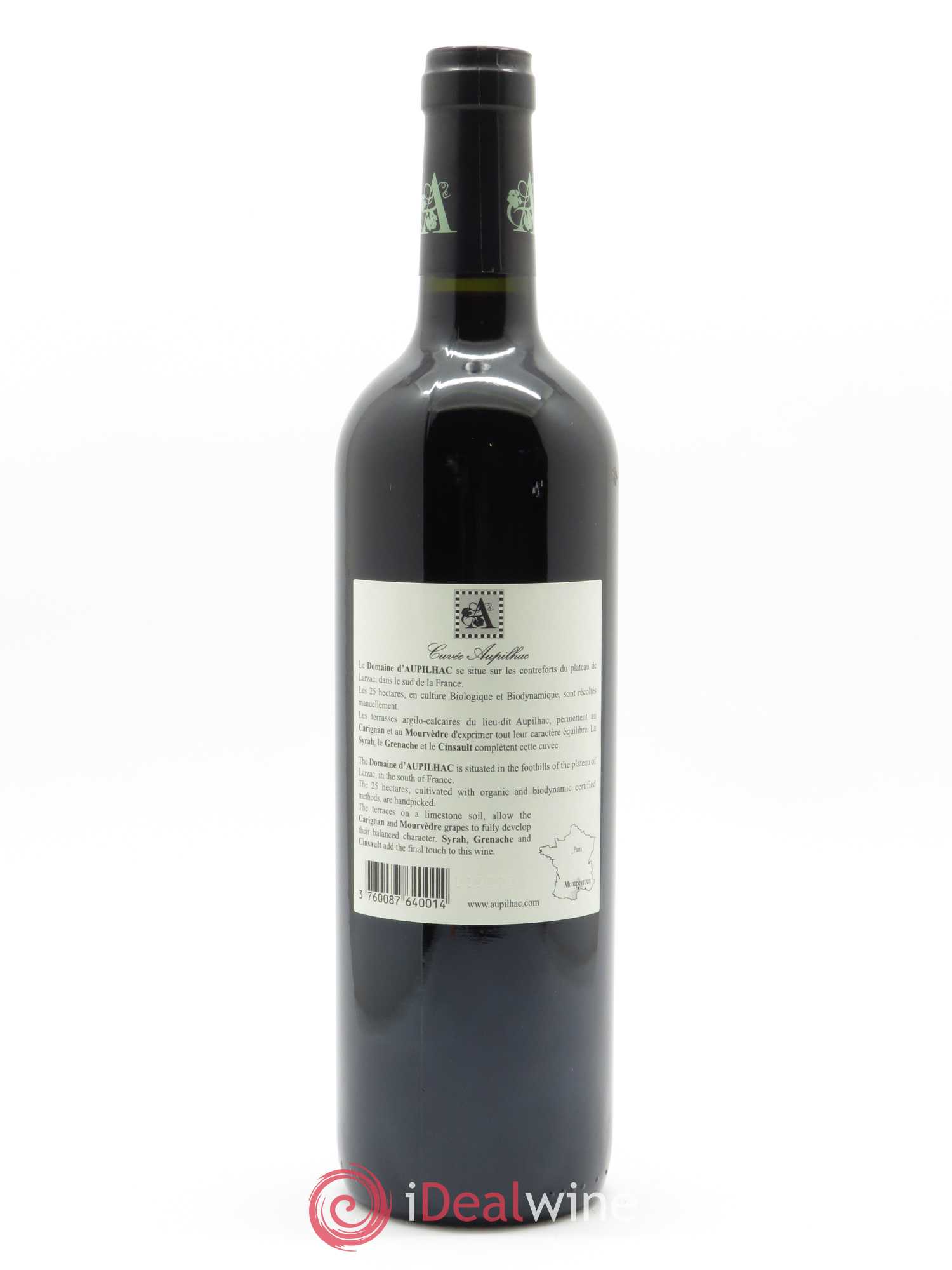 Languedoc Montpeyroux Aupilhac (Domaine d') Sylvain Fadat 2017 - Lot de 1 bouteille - 1