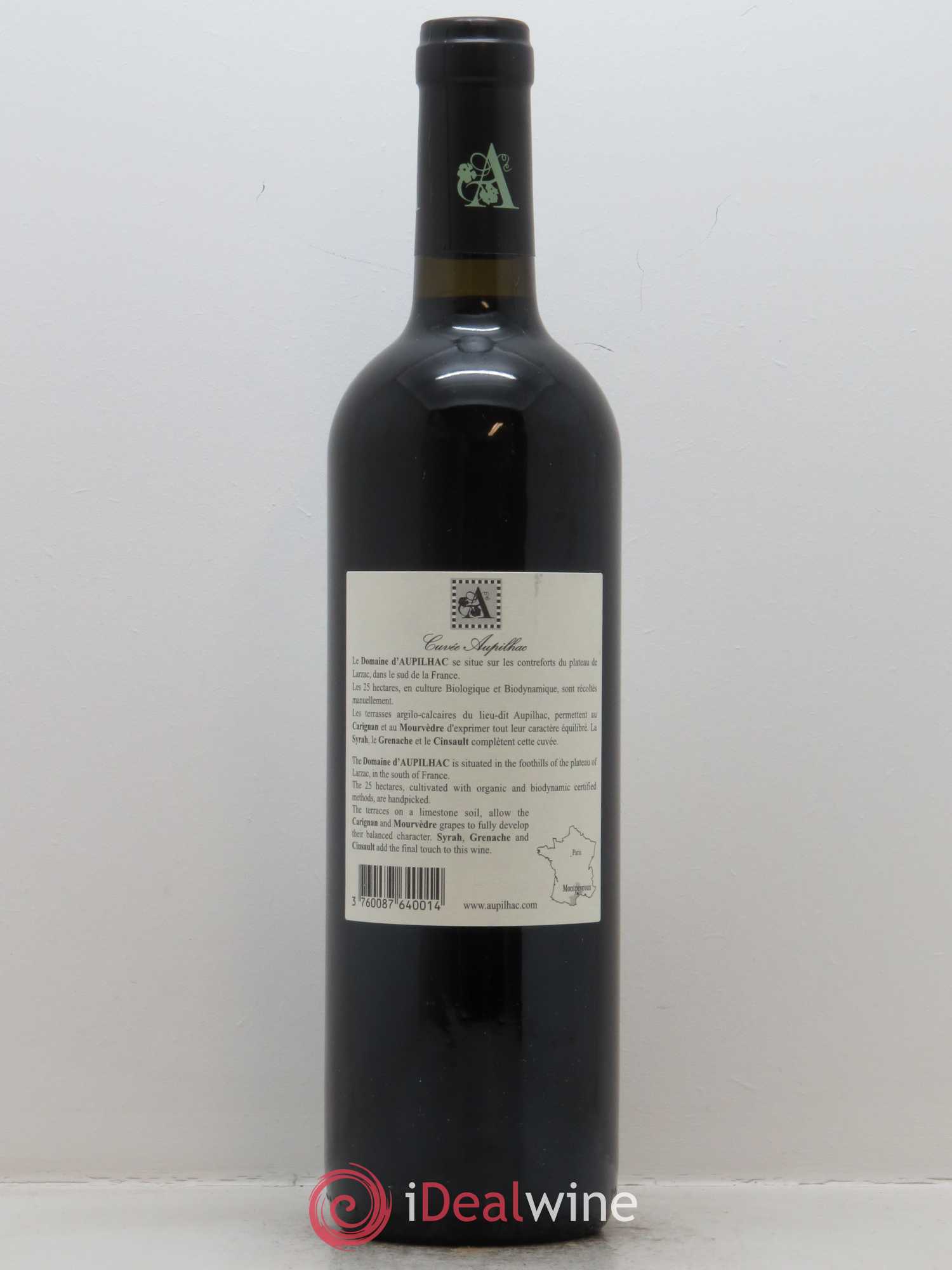 Languedoc Montpeyroux Aupilhac (Domaine d') Sylvain Fadat 2015 - Lot de 1 bouteille - 1