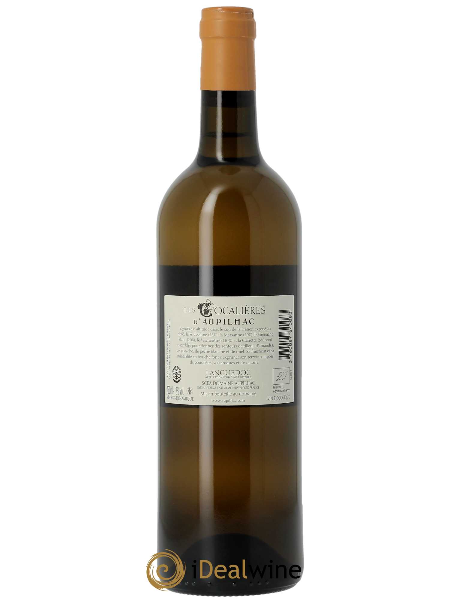 Languedoc Aupilhac (Domaine d') Les Cocalières Sylvain Fadat 2022 - Lot de 1 bouteille - 1