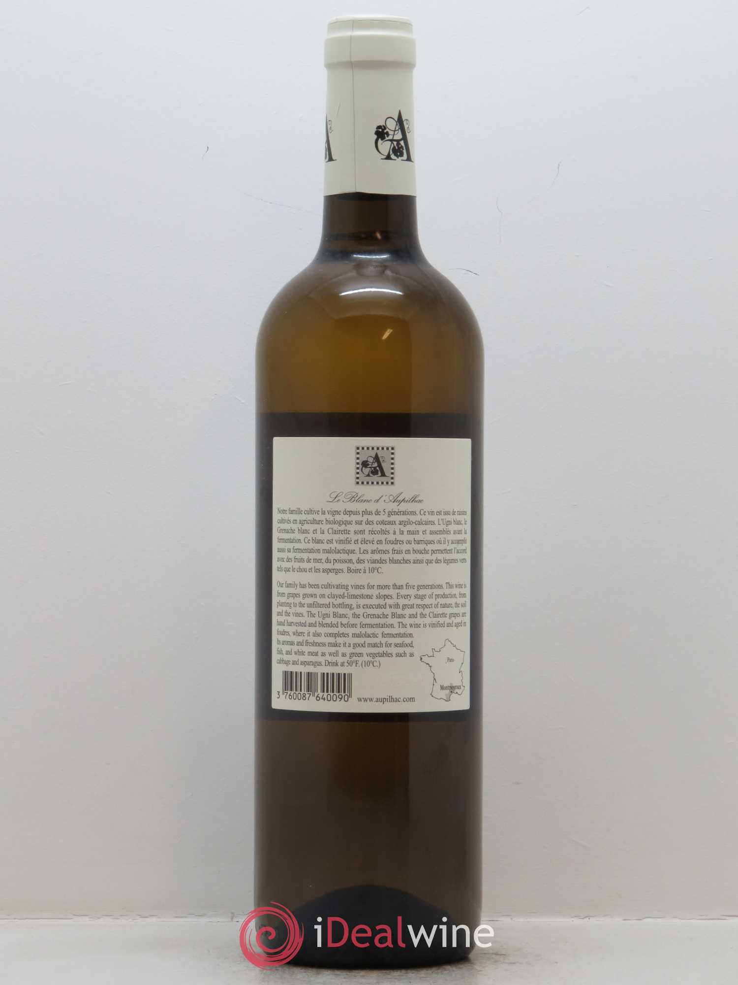 Languedoc Aupilhac (Domaine d') Cuvée Aupilhac Sylvain Fadat 2017 - Lot de 1 bouteille - 1