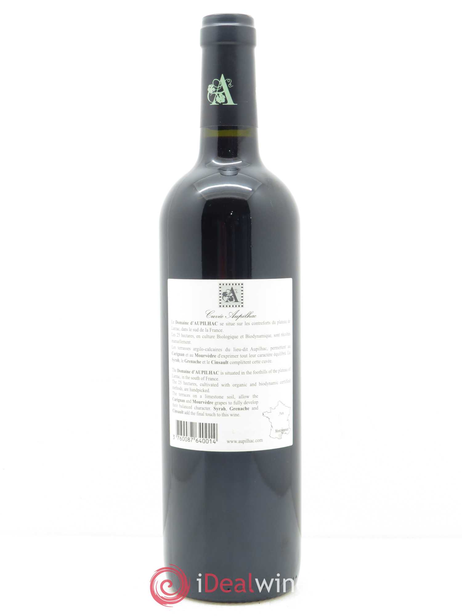 Languedoc Montpeyroux Aupilhac (Domaine d') Sylvain Fadat 2016 - Lot de 1 bouteille - 1