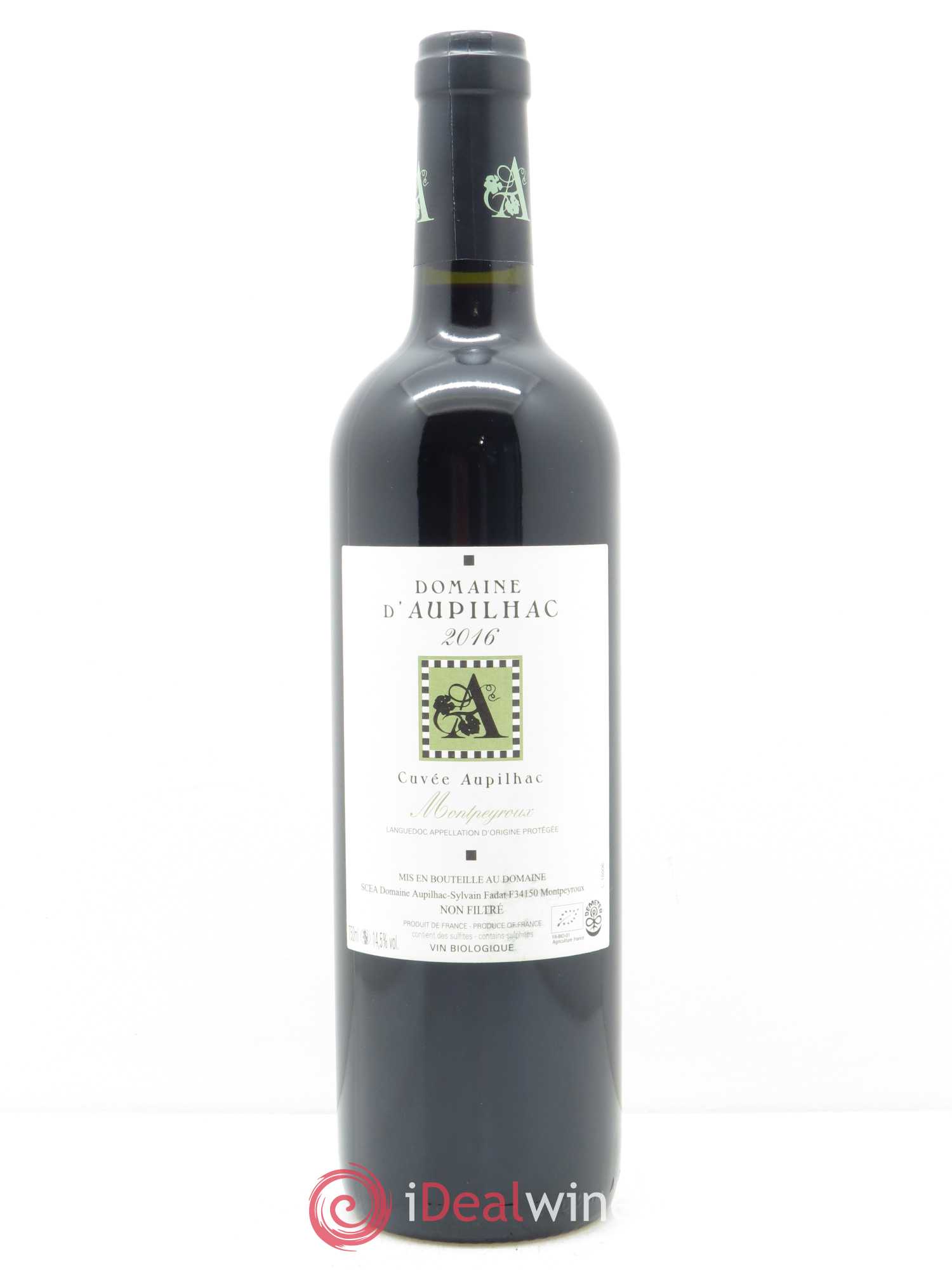 Languedoc Montpeyroux Aupilhac (Domaine d') Sylvain Fadat 2016 - Lot de 1 bouteille - 0