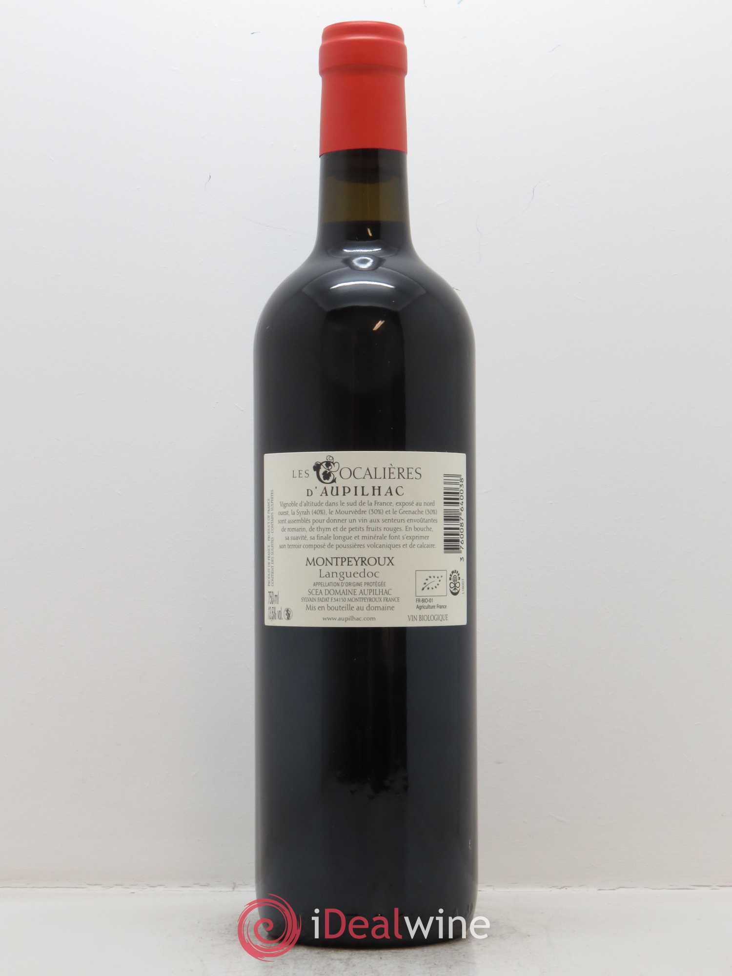 Coteaux du Languedoc Aupilhac (Domaine d') Les Cocalières 2016 - Lot de 1 bouteille - 1
