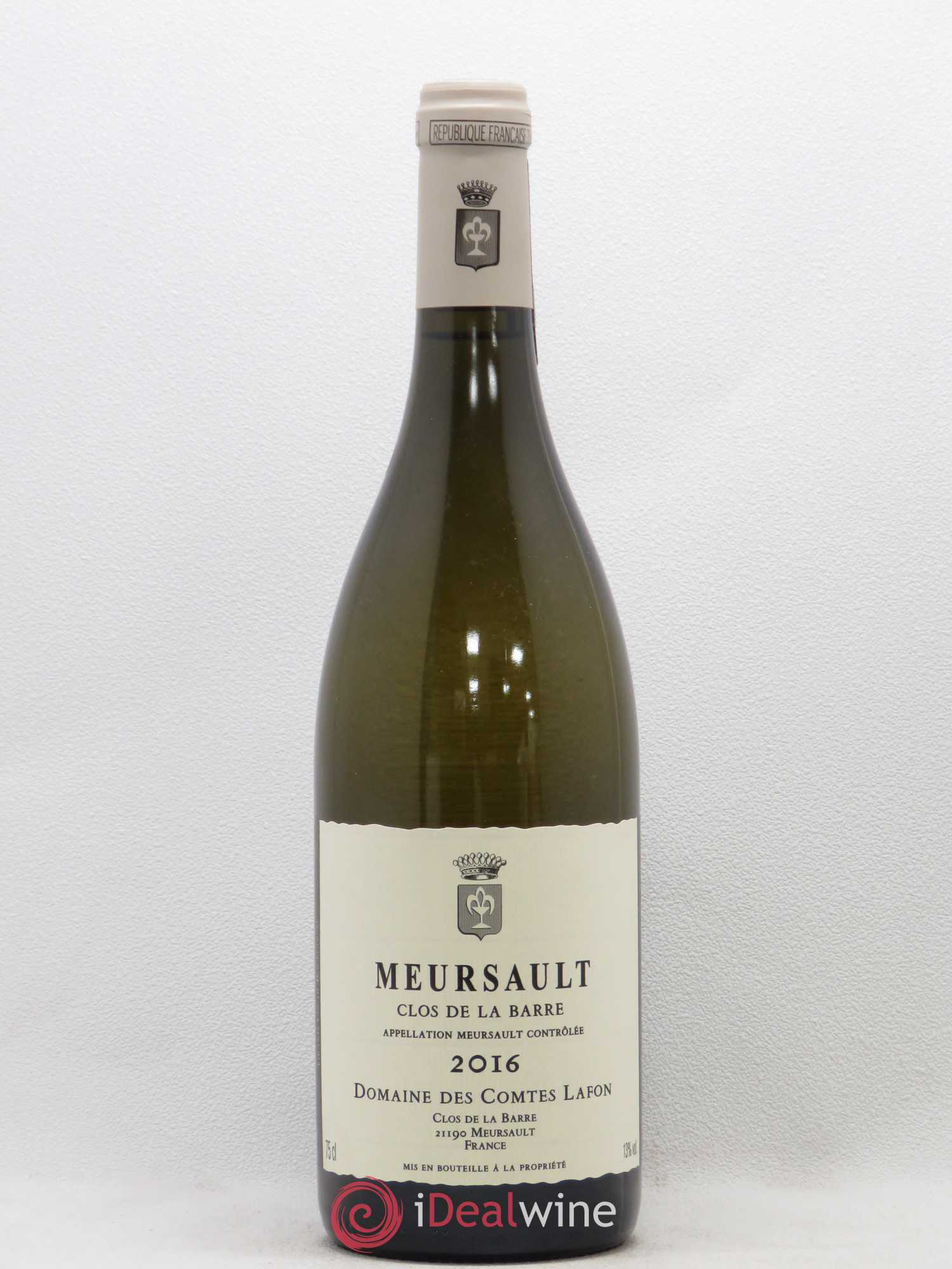 Meursault Clos de la Barre Comtes Lafon (Domaine des) 2016 - Lot de 1 bouteille - 0