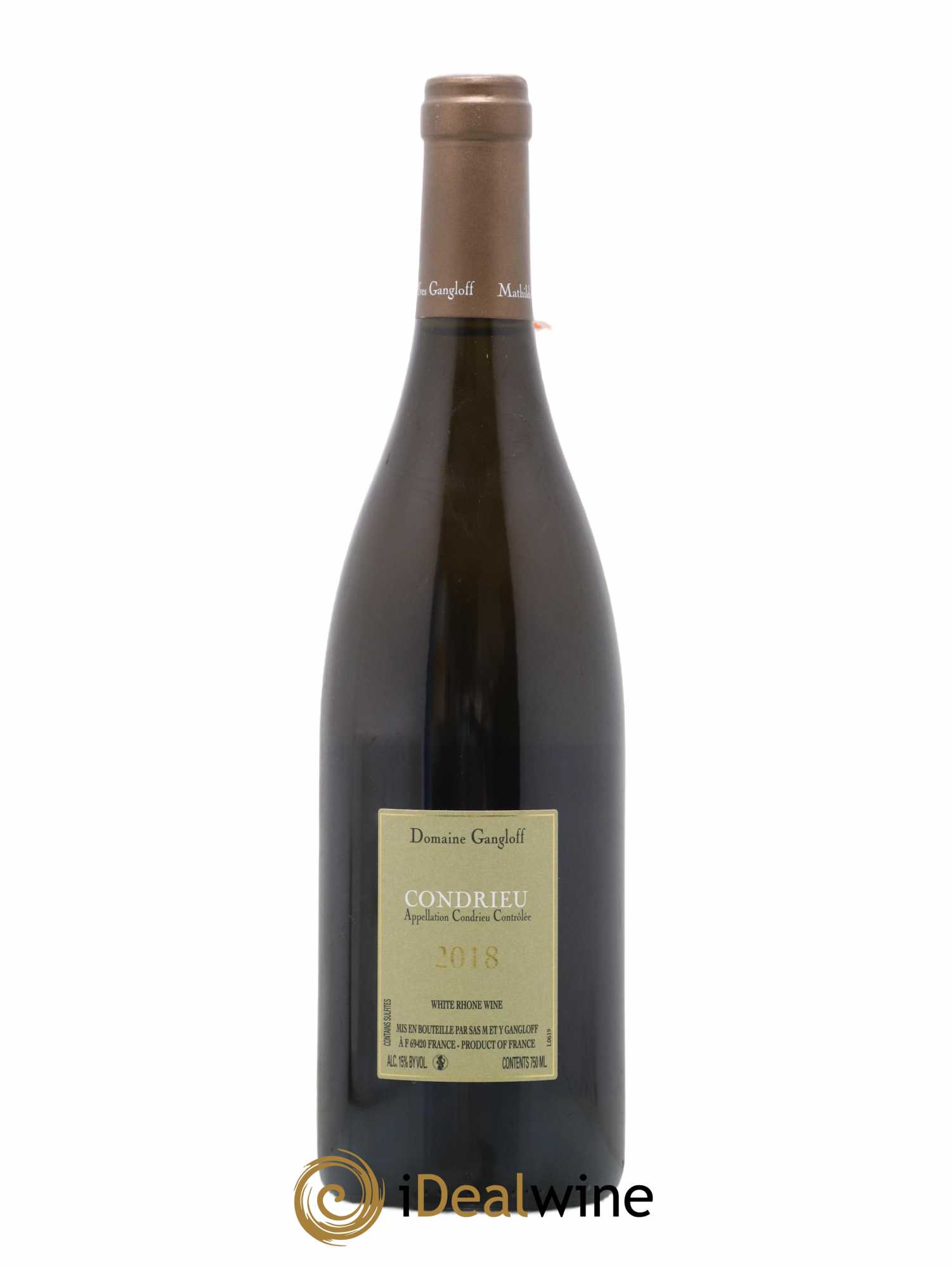 Condrieu Domaine Gangloff (Domaine) 2018 - Lot de 1 bouteille - 1
