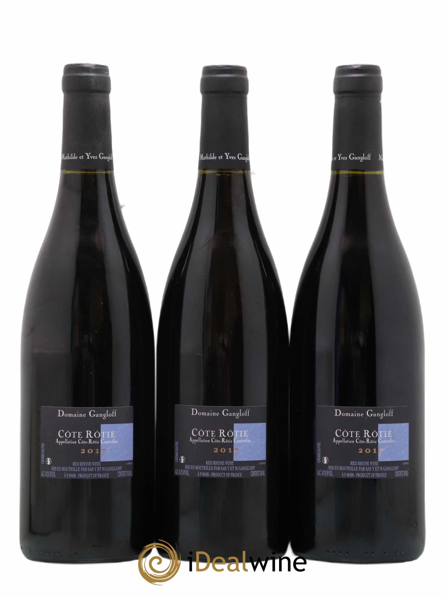 Côte-Rôtie La Barbarine Gangloff (Domaine) 2017 - Lot de 3 bouteilles - 1