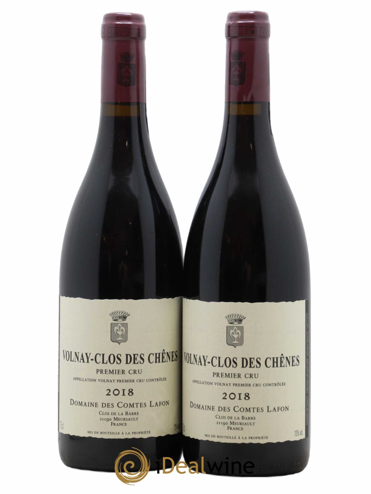 Volnay 1er Cru Clos des Chênes Comtes Lafon (Domaine des) 2018 - Lot de 2 bouteilles - 0