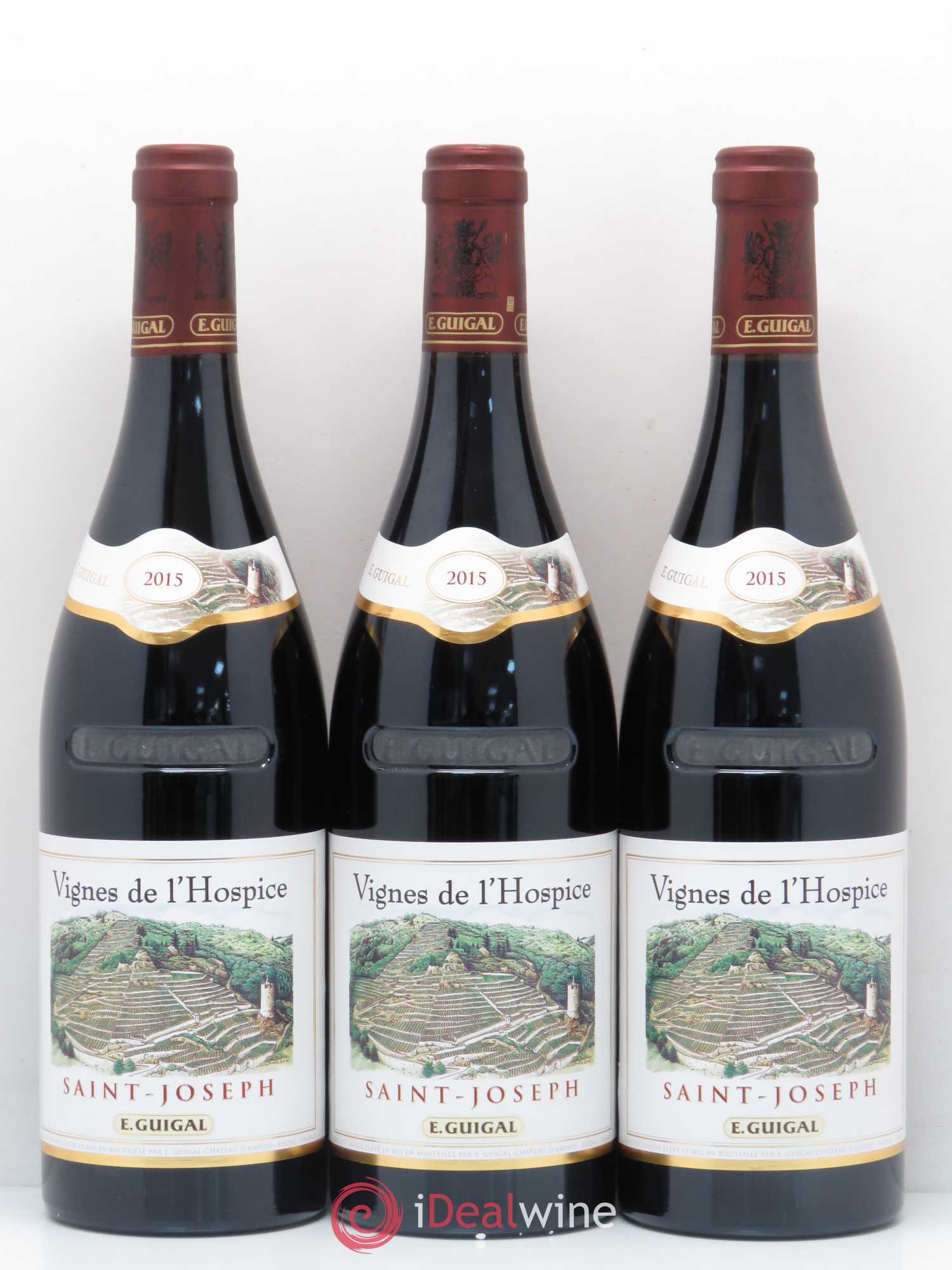 Saint-Joseph Vignes de l'Hospice Guigal 2015 - Lot de 3 bouteilles - 0