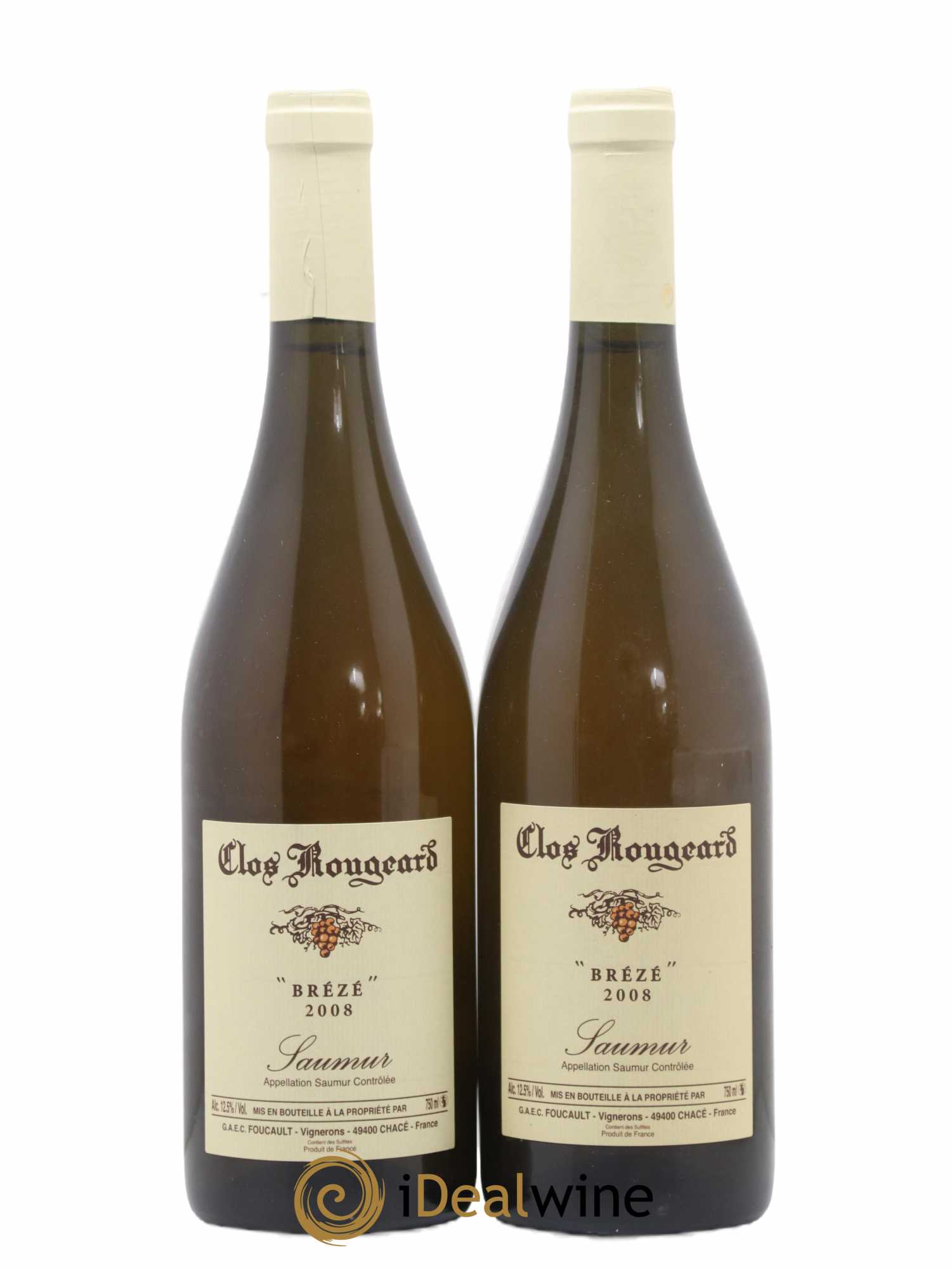 Saumur Brézé Clos Rougeard 2008 - Lot de 2 bouteilles - 0