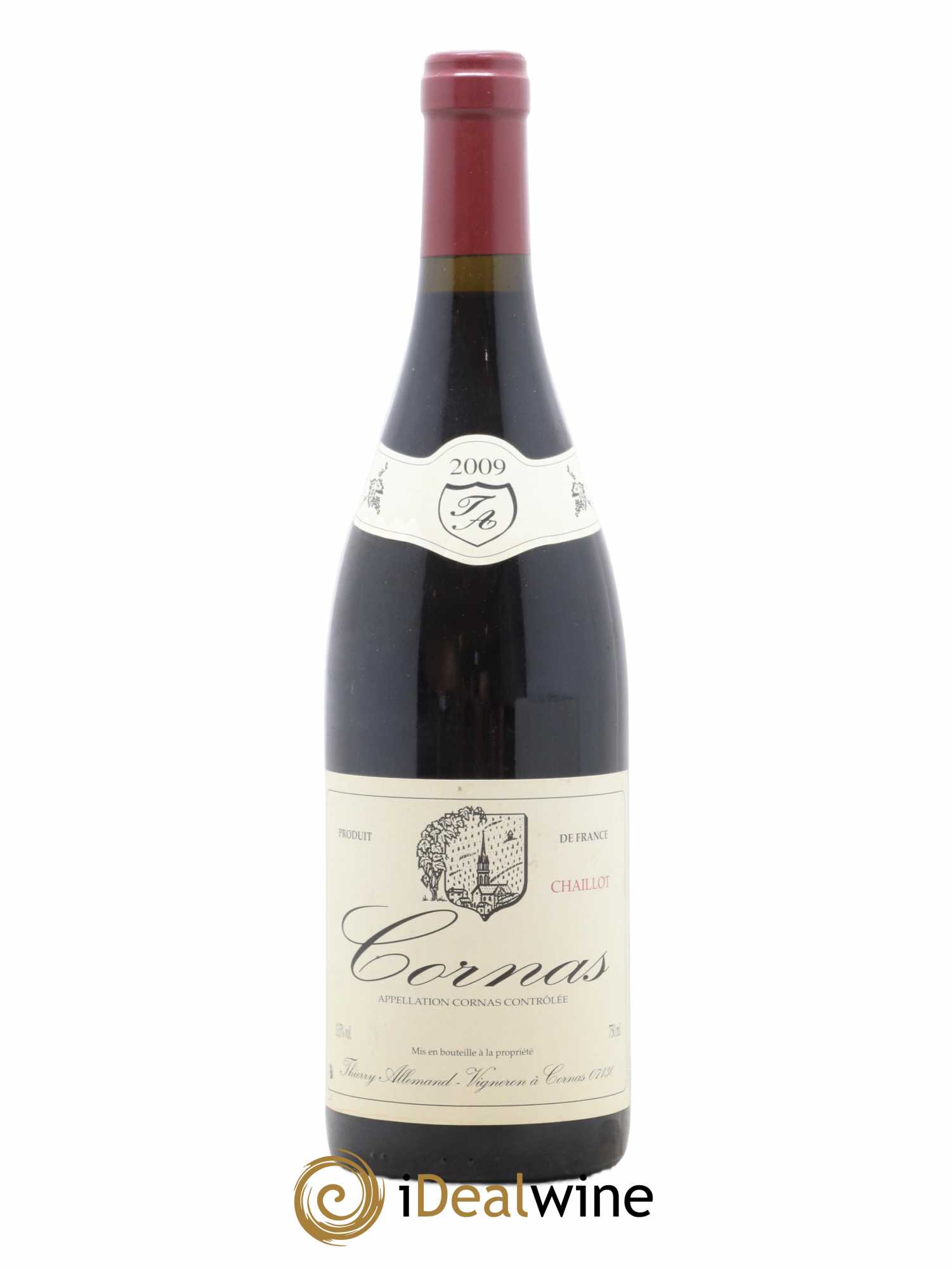 Cornas Chaillot Thierry Allemand 2009 - Lot de 1 bouteille - 0
