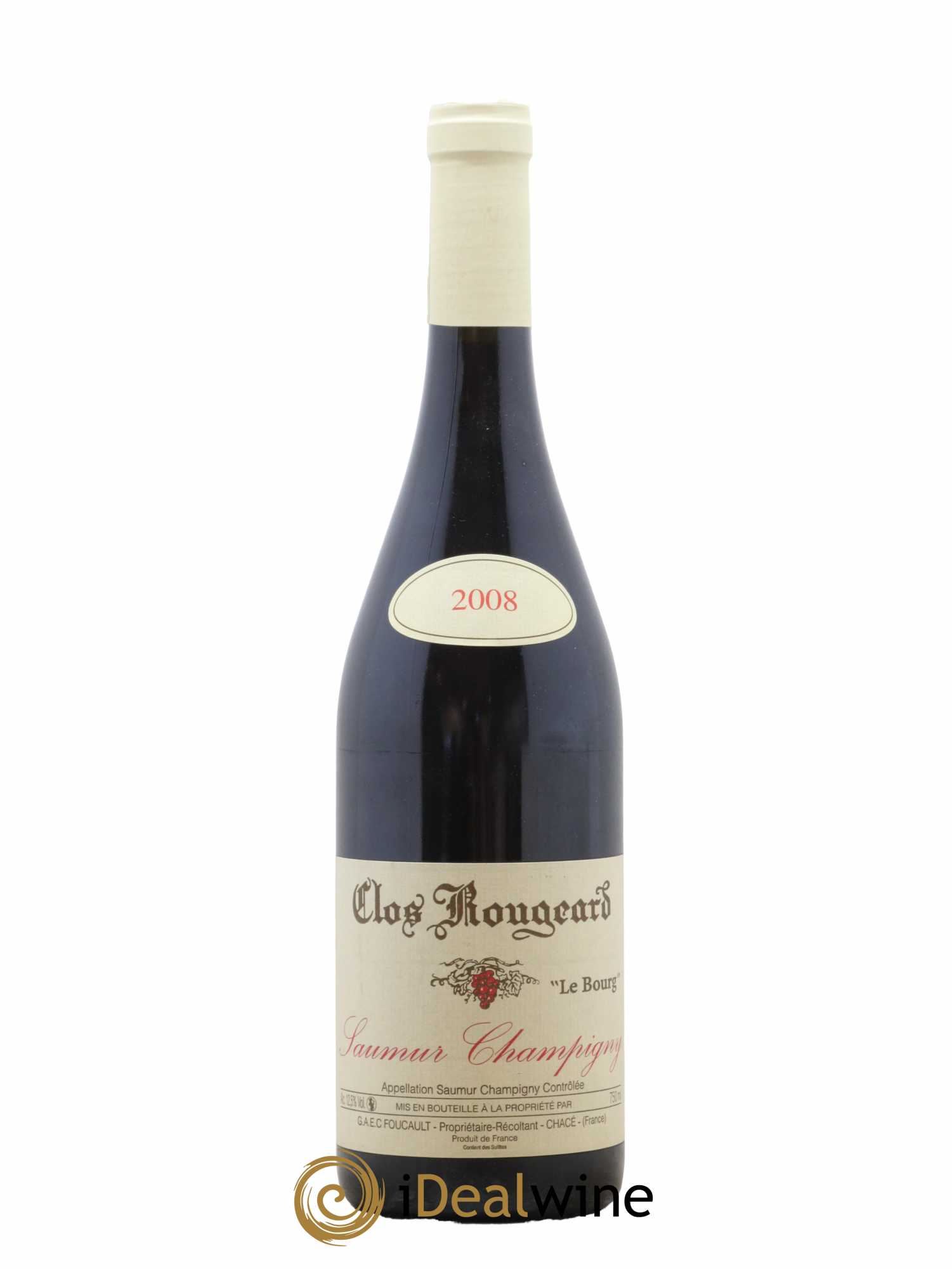 Saumur-Champigny Le Bourg Clos Rougeard 2008 - Lot de 1 bouteille - 0