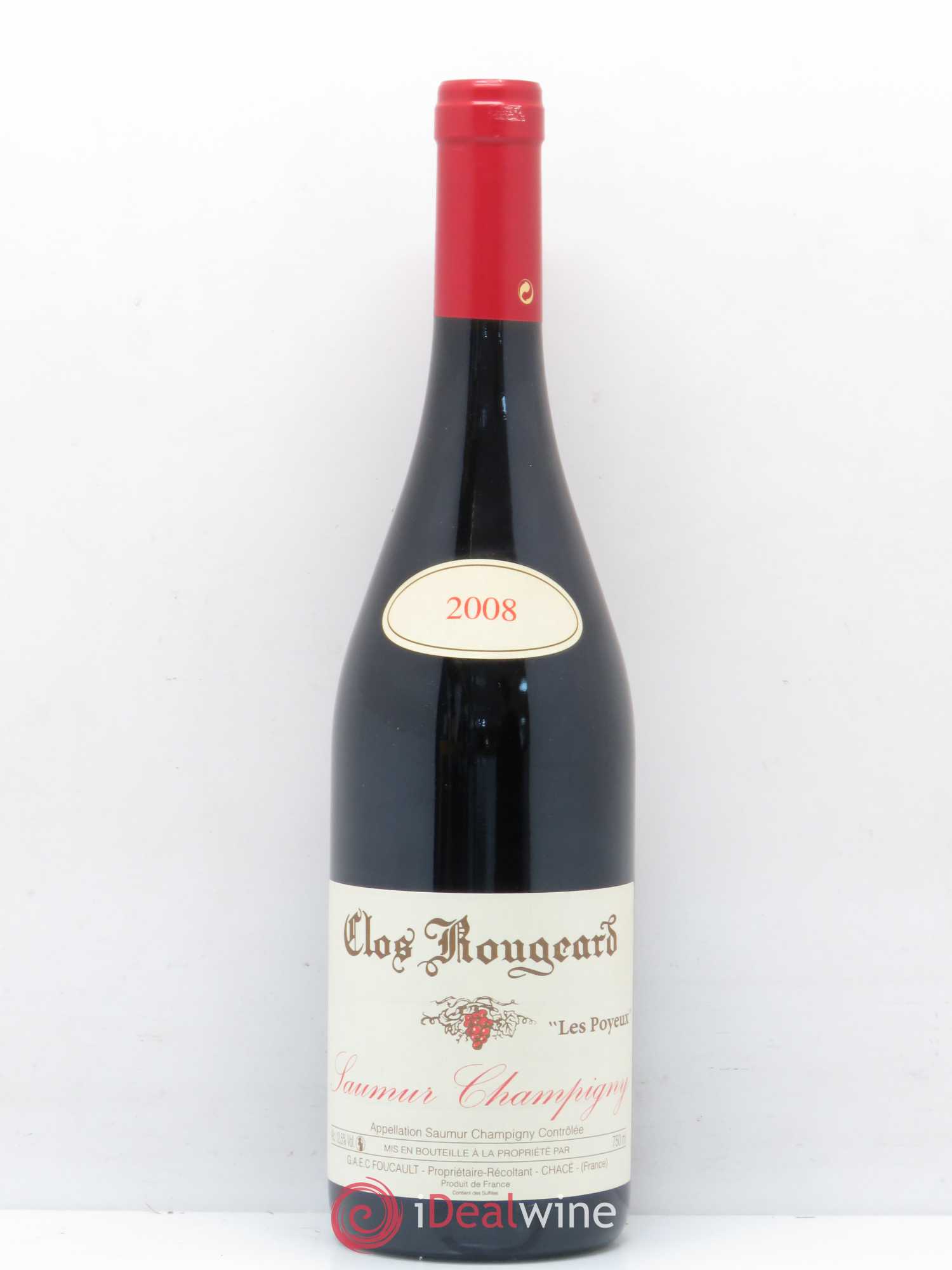 Saumur-Champigny Les Poyeux Clos Rougeard 2008 - Lot de 1 bouteille - 0