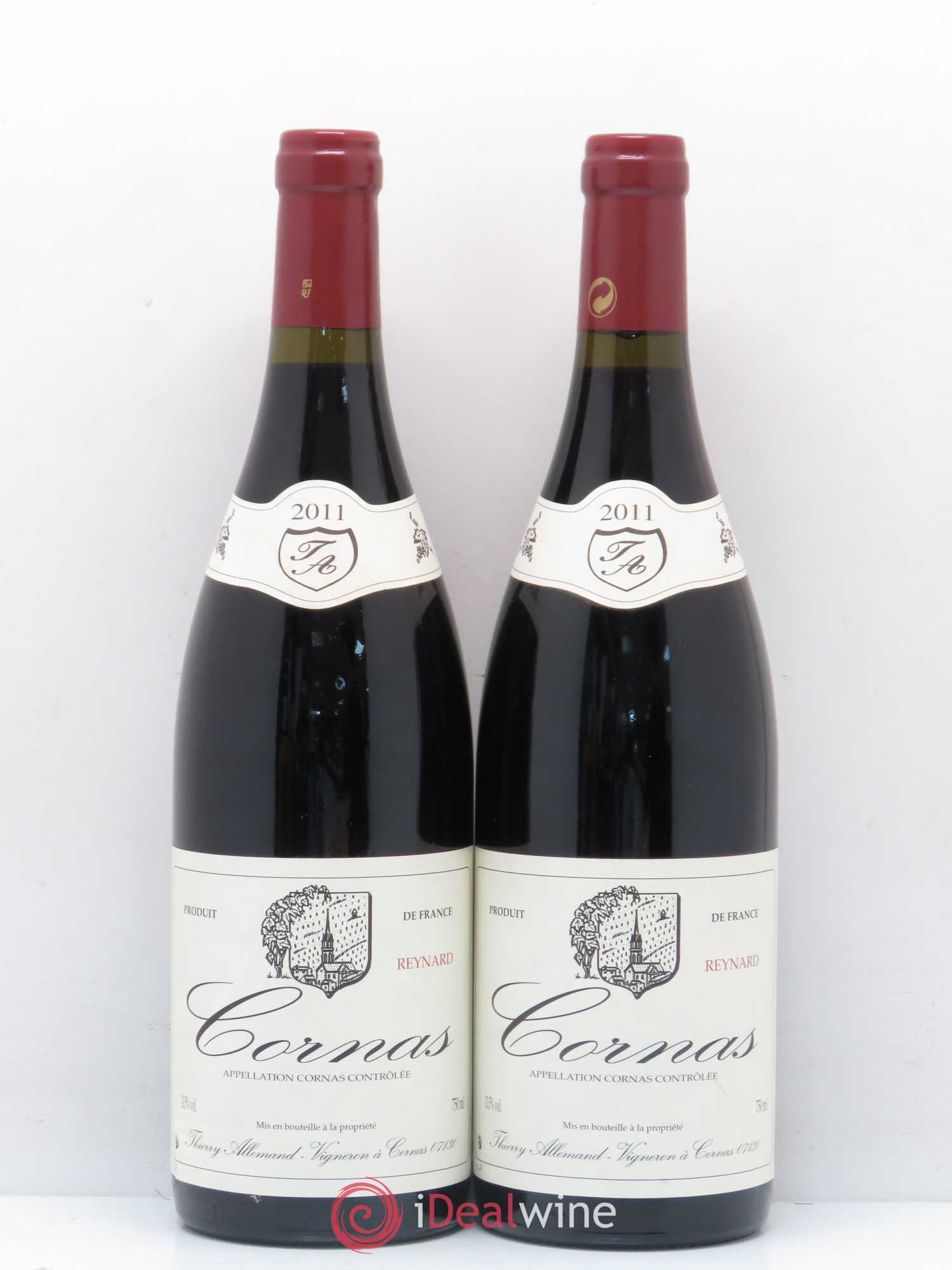 Cornas Reynard Thierry Allemand 2011 - Lot de 2 bouteilles - 0