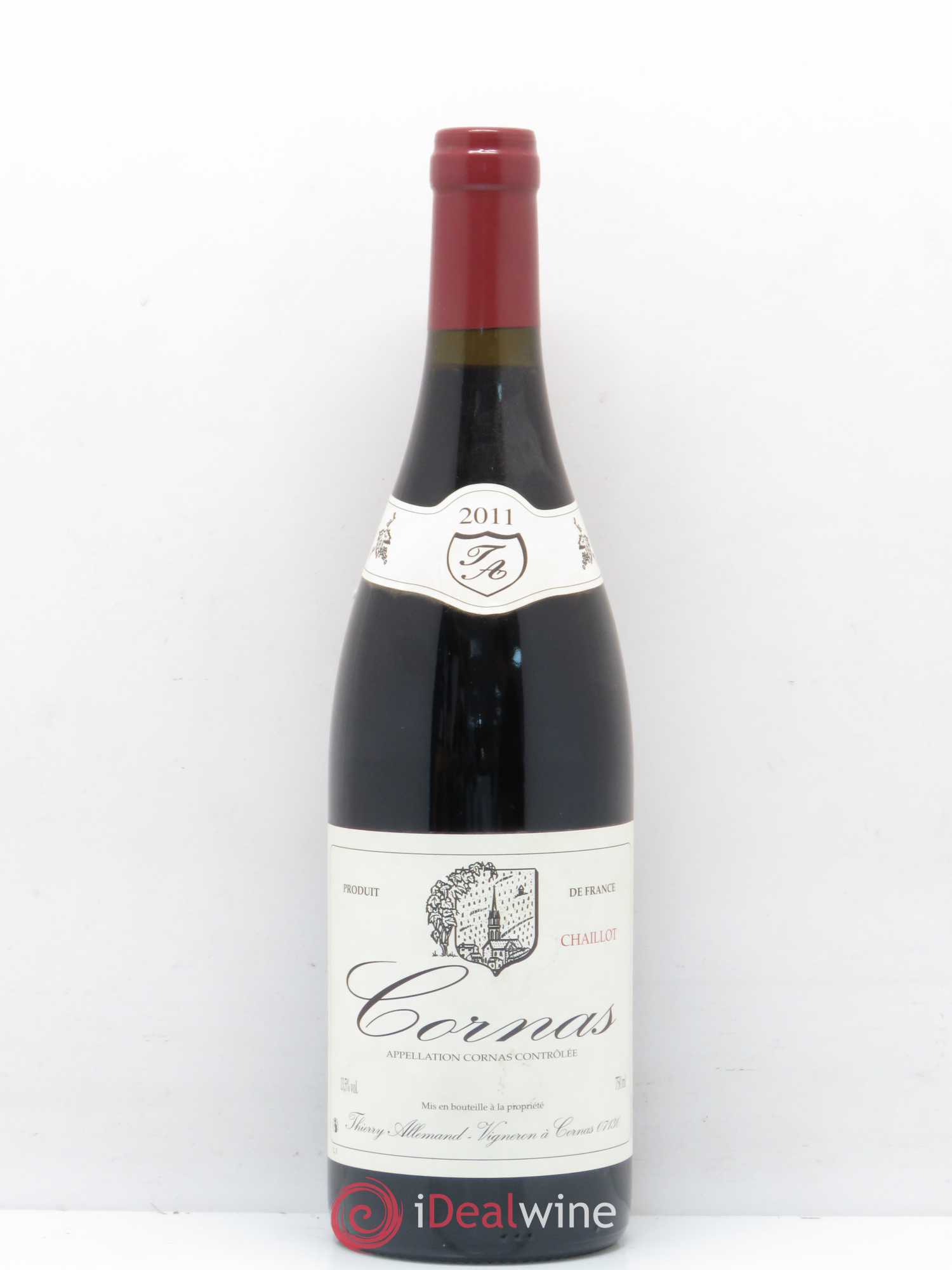 Cornas Chaillot Thierry Allemand 2011 - Lot de 1 bouteille - 0