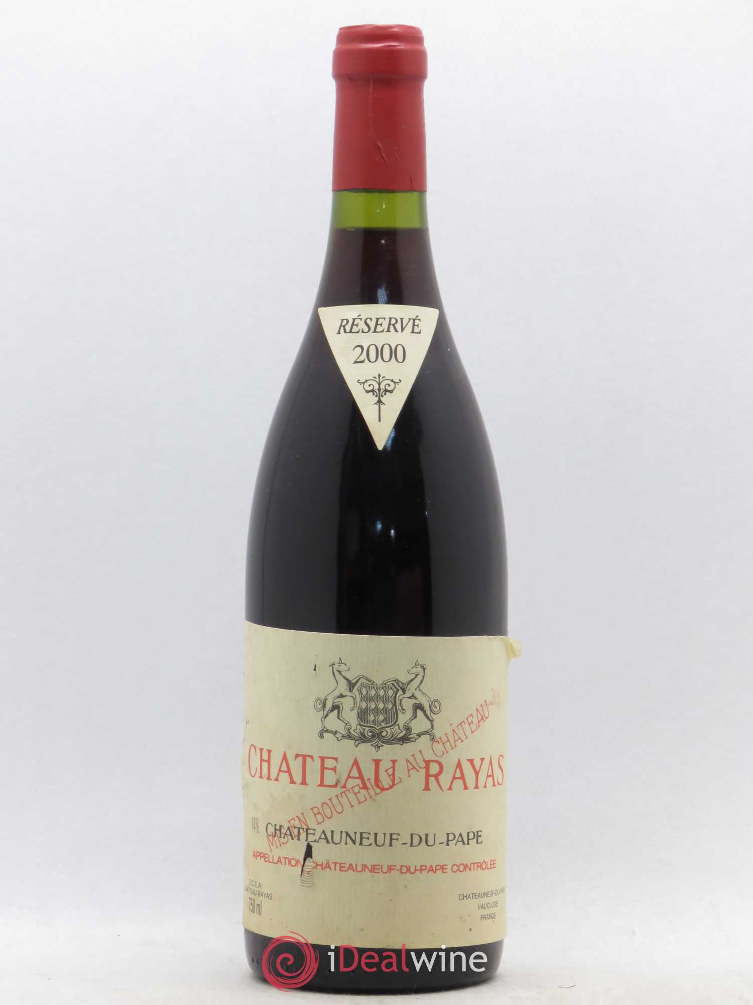 Châteauneuf-du-Pape Château Rayas Emmanuel Reynaud 2000 - Lot de 1 bouteille - 0