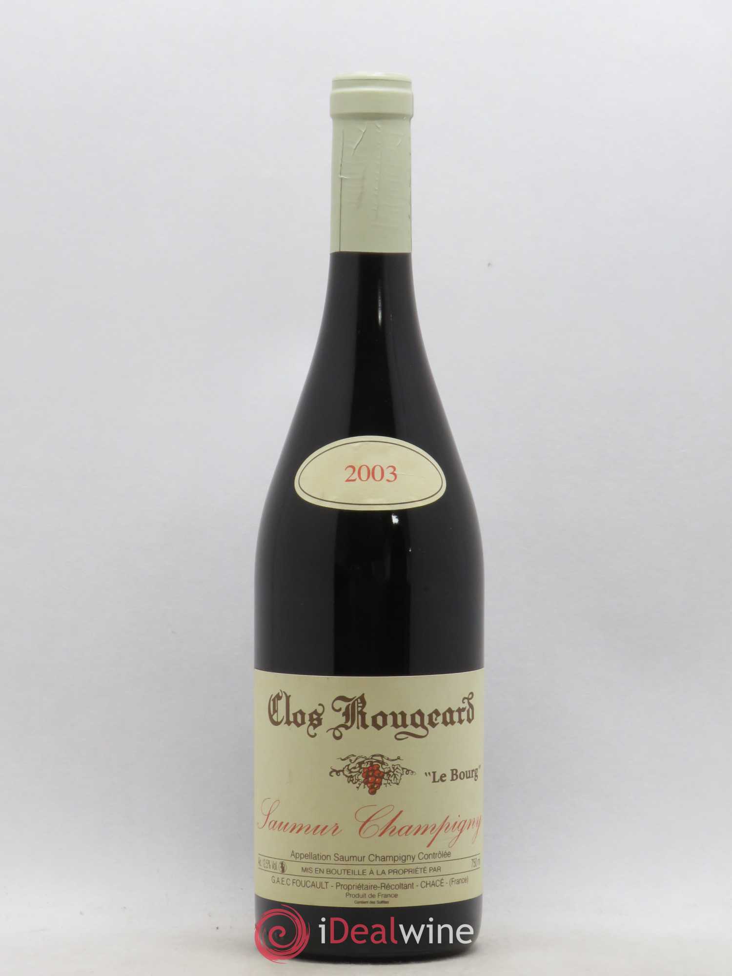 Saumur-Champigny Le Bourg Clos Rougeard 2003 - Lot de 1 bouteille - 0