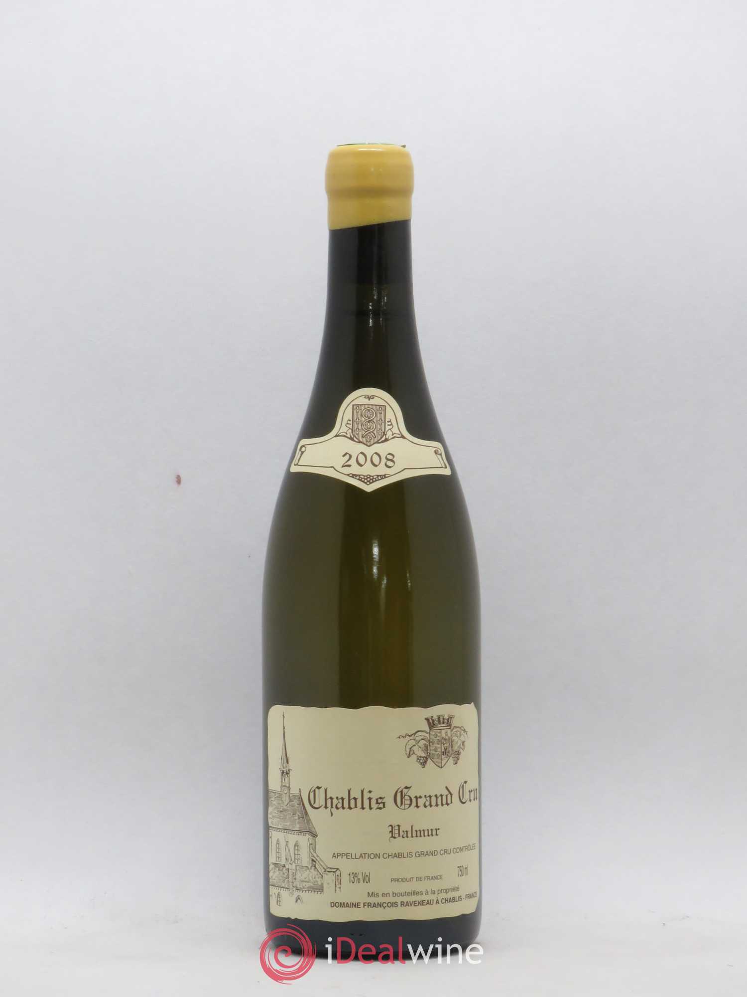 Chablis Grand Cru Valmur Raveneau (Domaine) 2008 - Lot de 1 bouteille - 0