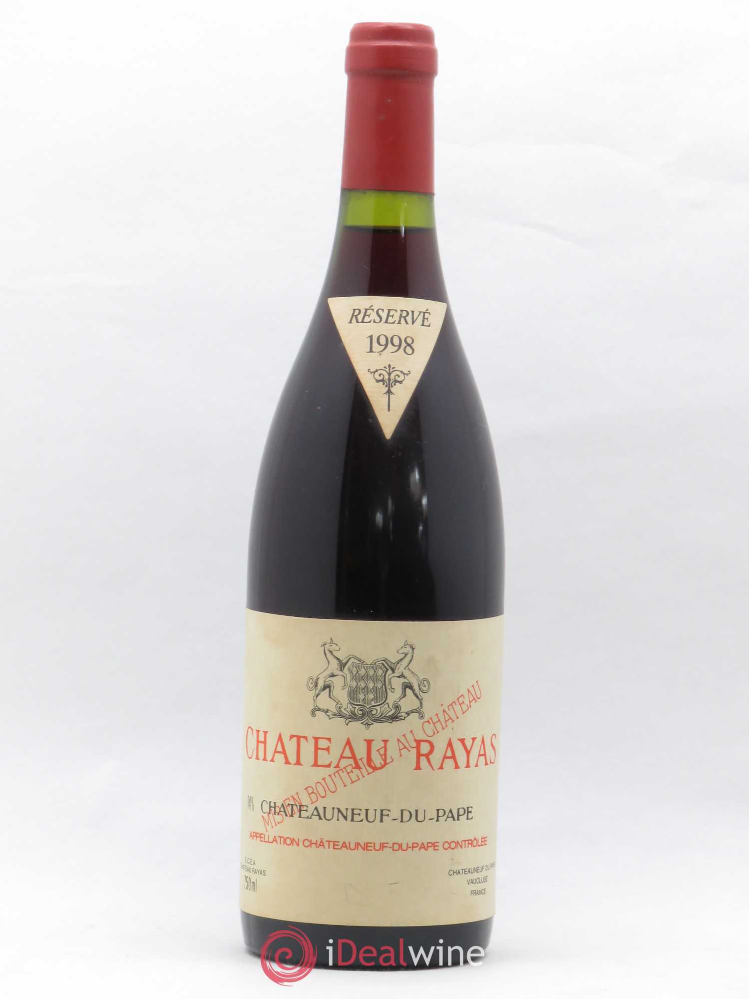 Châteauneuf-du-Pape Château Rayas Emmanuel Reynaud 1998 - Lot de 1 bouteille - 0