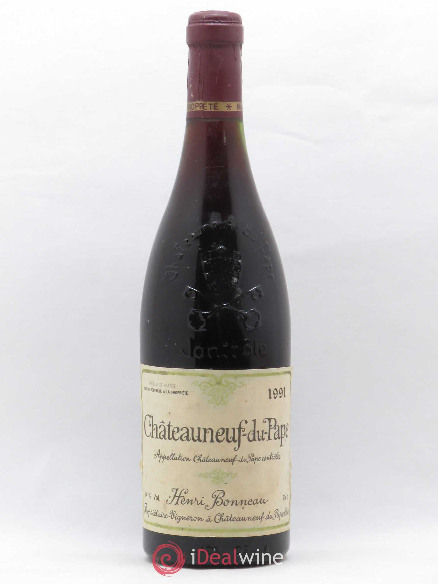 Châteauneuf-du-Pape Henri Bonneau Henri Bonneau & Fils 1991 - Lot de 1 bouteille - 0
