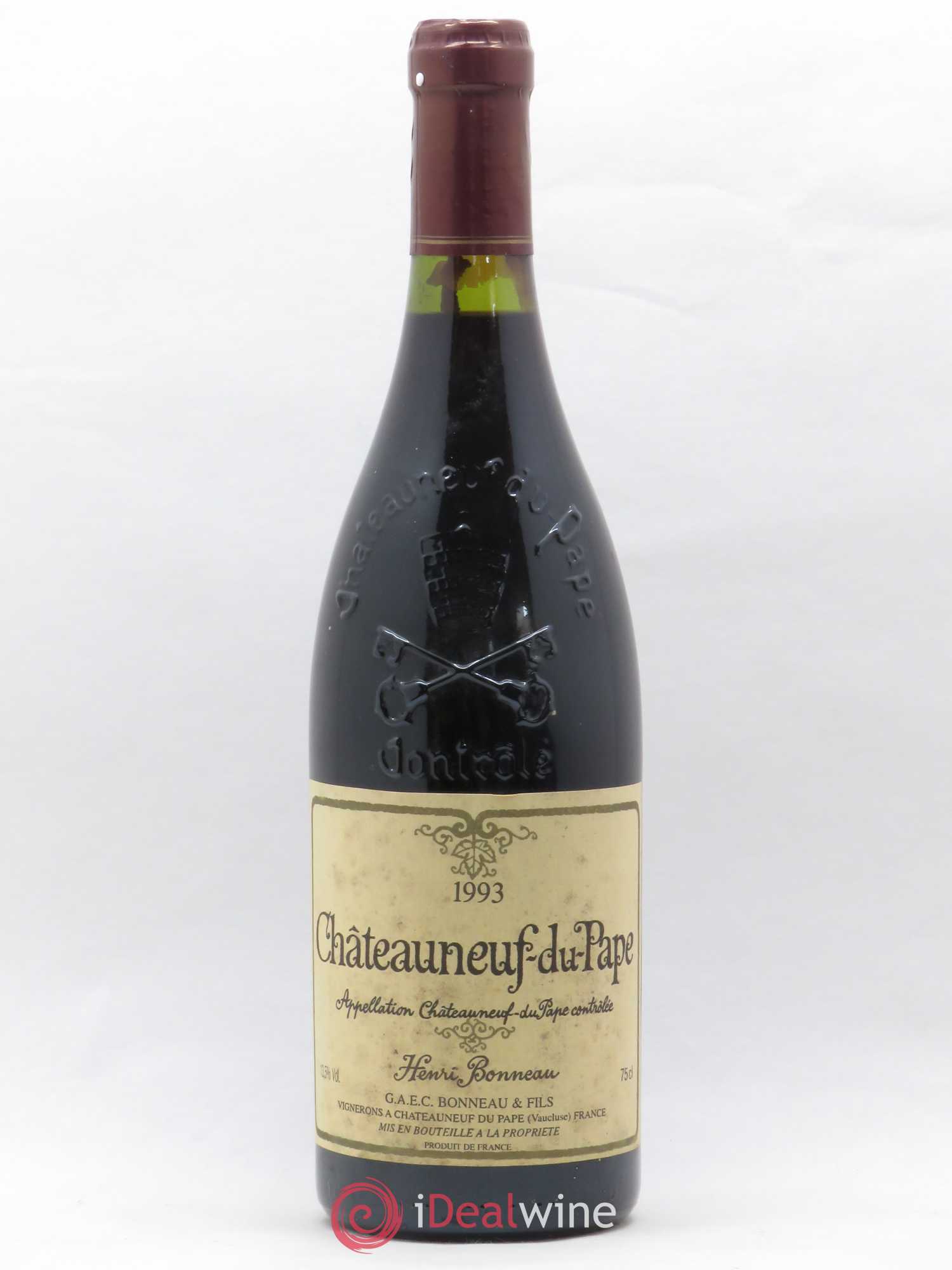 Châteauneuf-du-Pape Henri Bonneau Henri Bonneau & Fils 1993 - Lot de 1 bouteille - 0