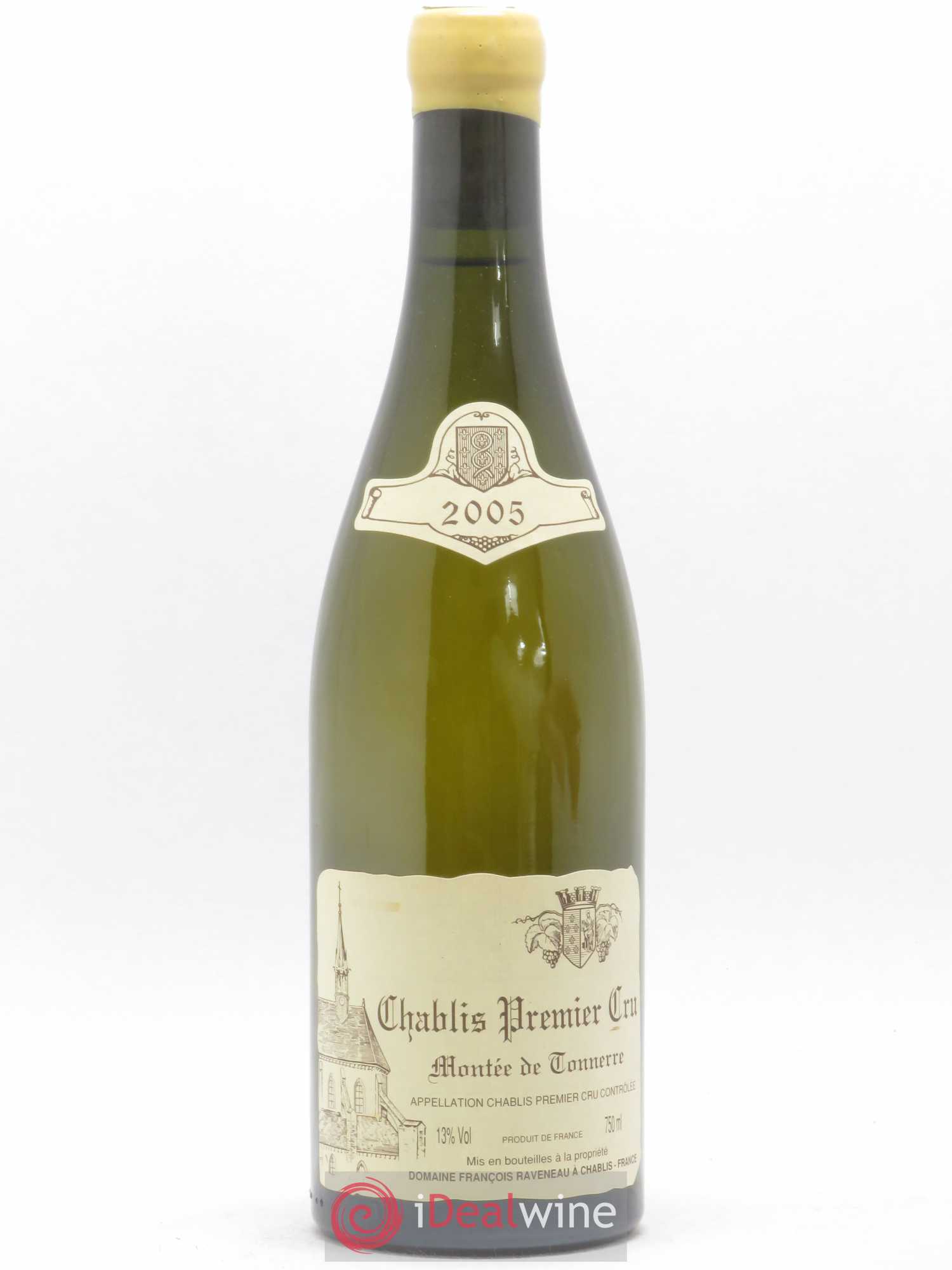 Chablis 1er Cru Montée de Tonnerre Raveneau (Domaine) 2005 - Posten von 1 Flasche - 0