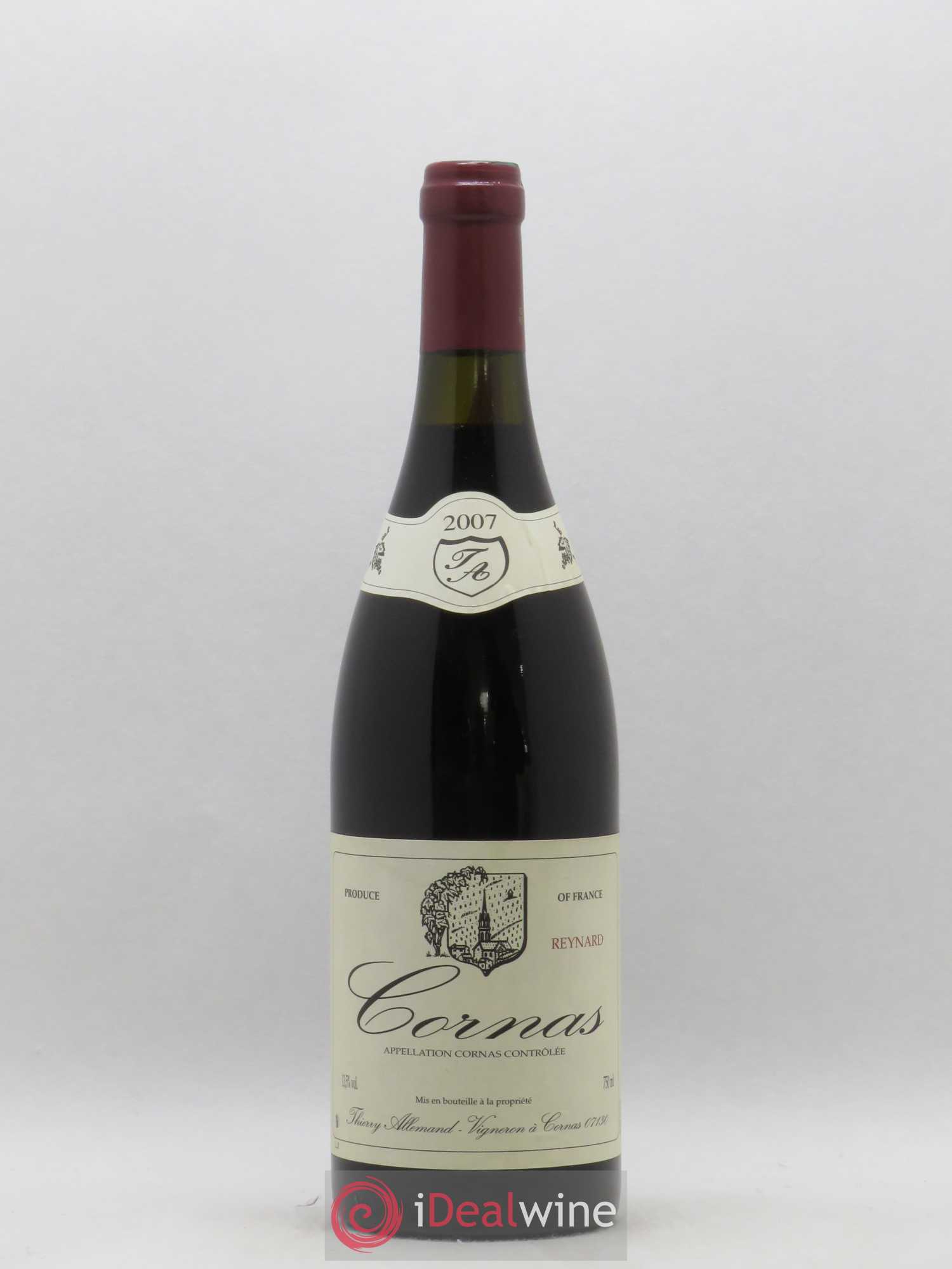 Cornas Reynard Thierry Allemand 2007 - Lot de 1 bouteille - 0