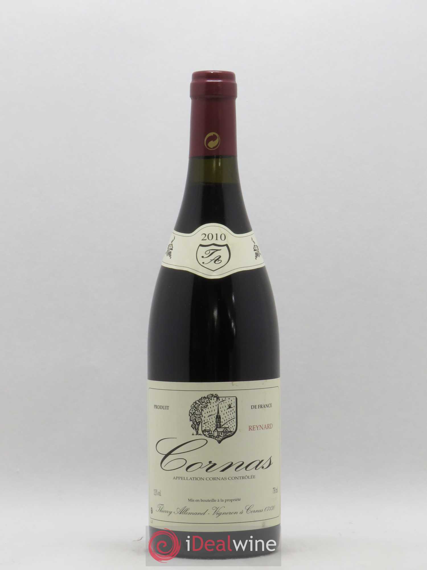 Cornas Reynard Thierry Allemand 2010 - Lot de 1 bouteille - 0