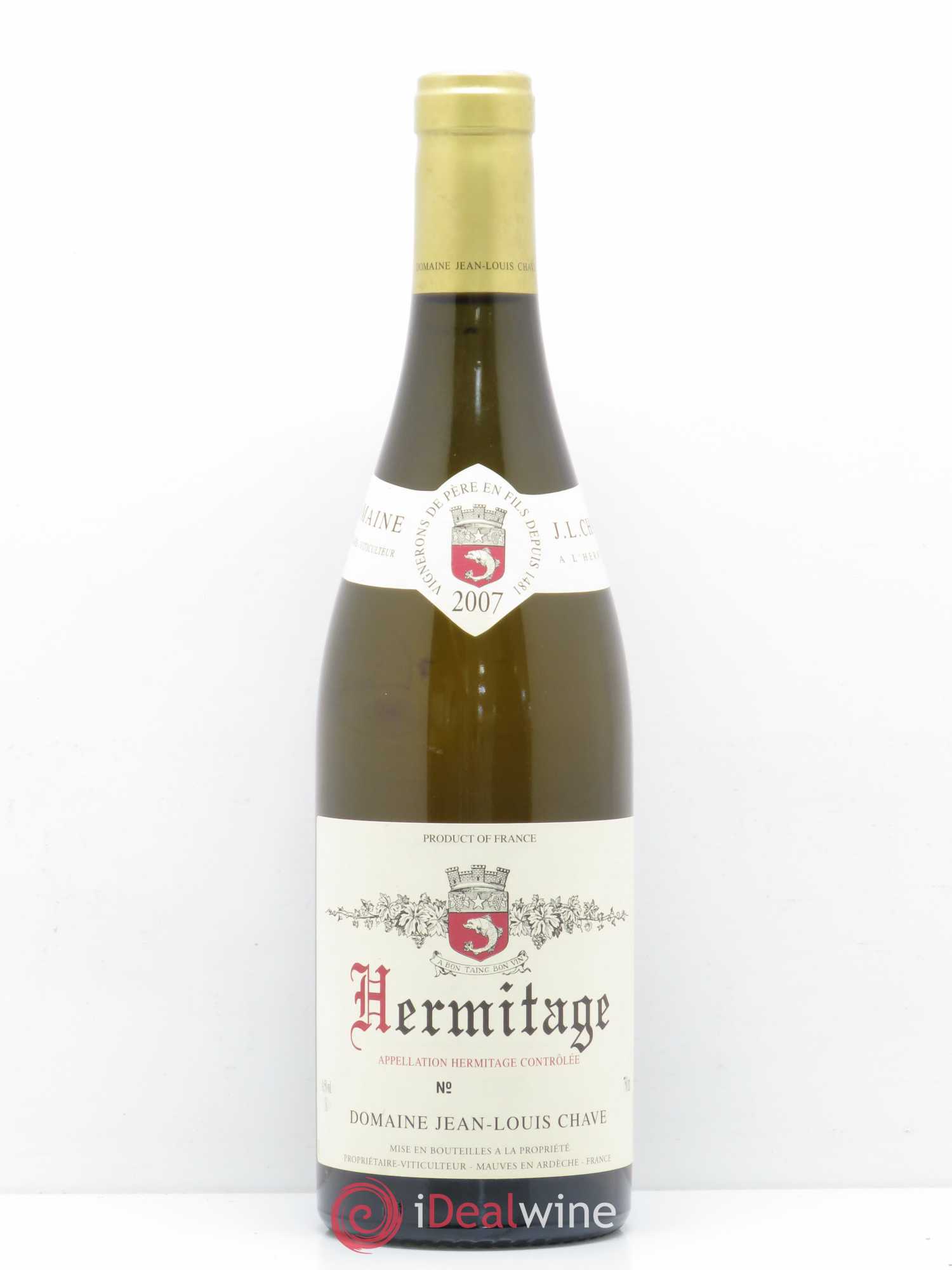 Hermitage Jean-Louis Chave 2007 - Lot de 1 bouteille - 0