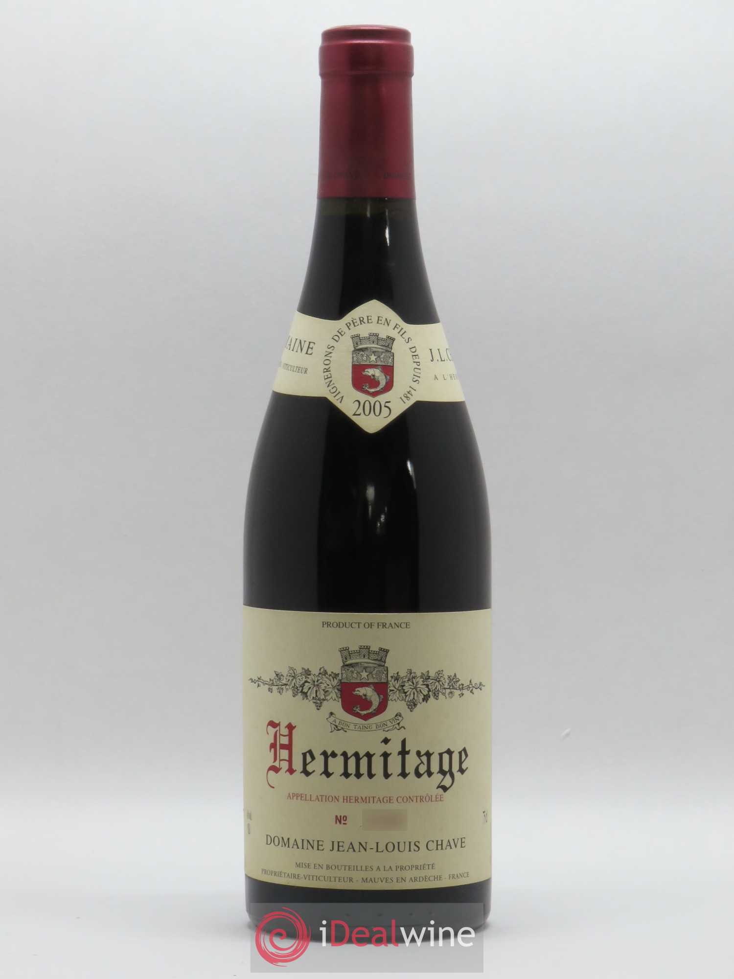 Hermitage Jean-Louis Chave 2005 - Lot de 1 bouteille - 0