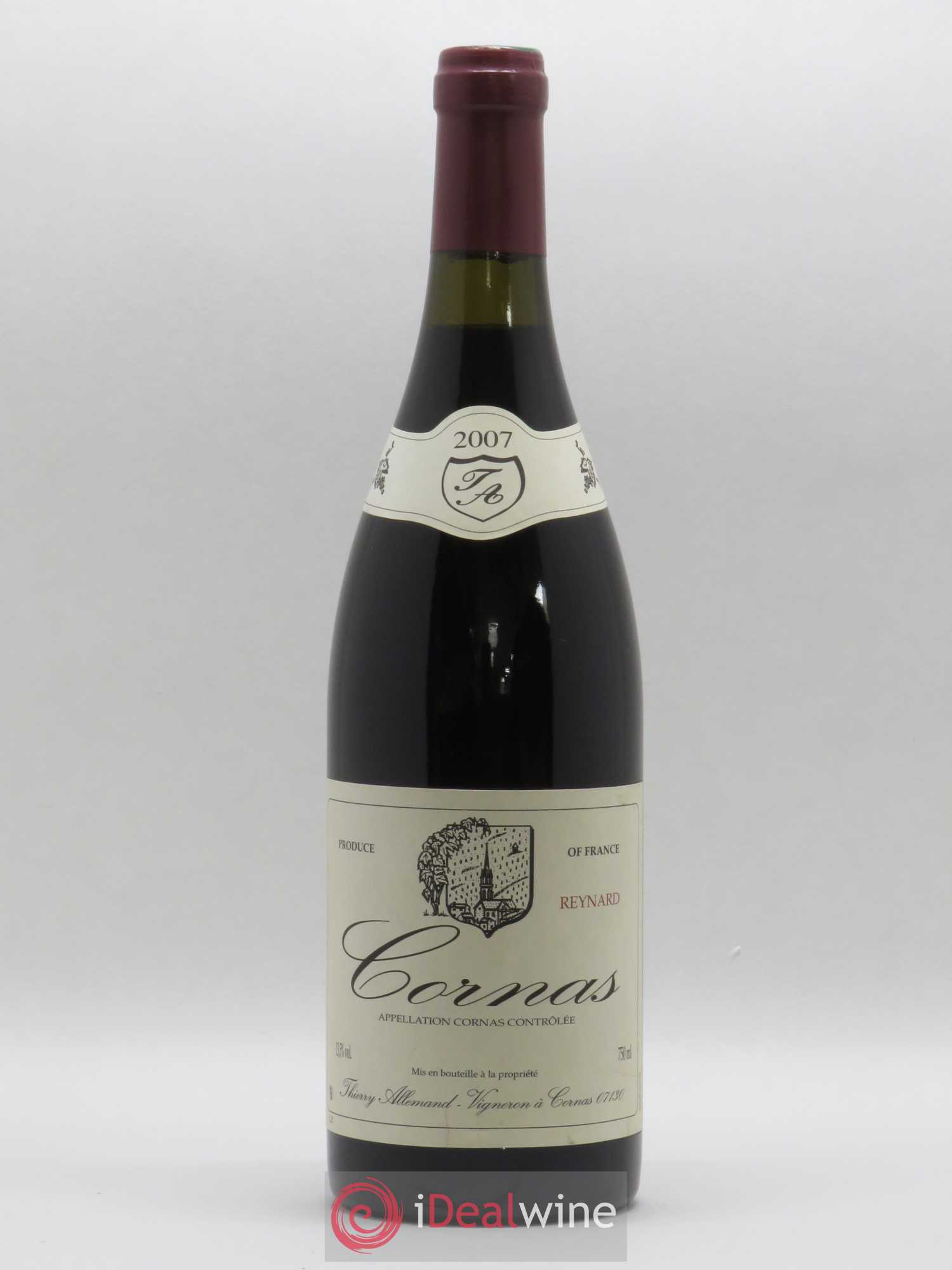 Cornas Reynard Thierry Allemand 2007 - Lot de 1 bouteille - 0