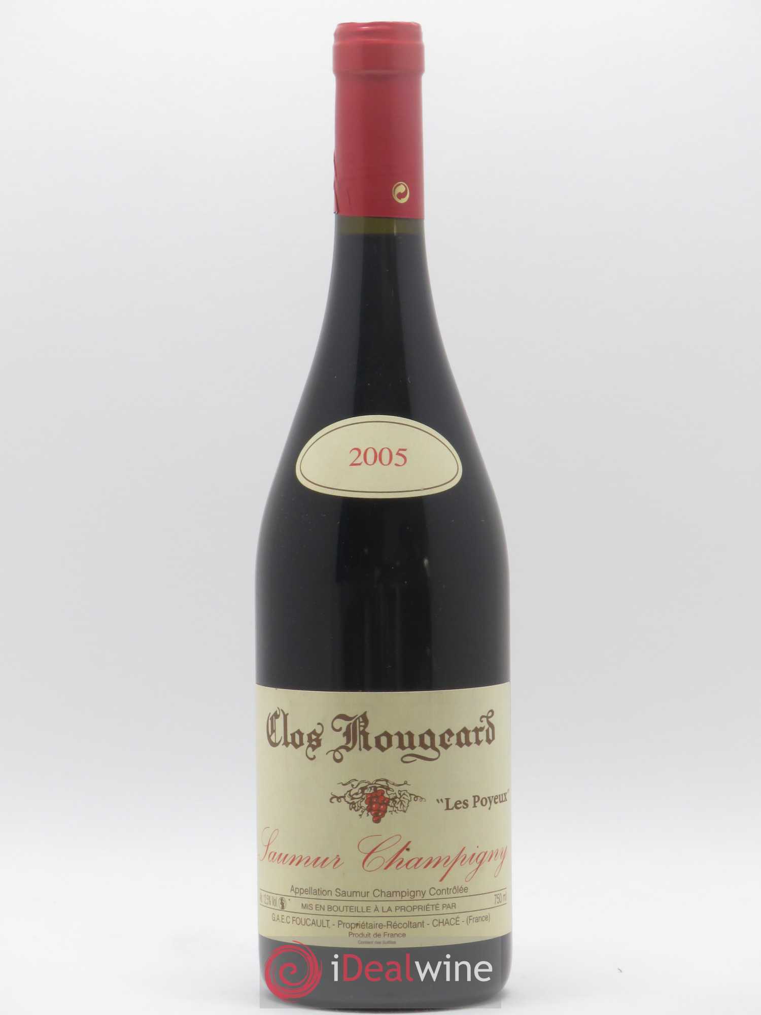 Saumur-Champigny Les Poyeux Clos Rougeard 2005 - Lot de 1 bouteille - 0
