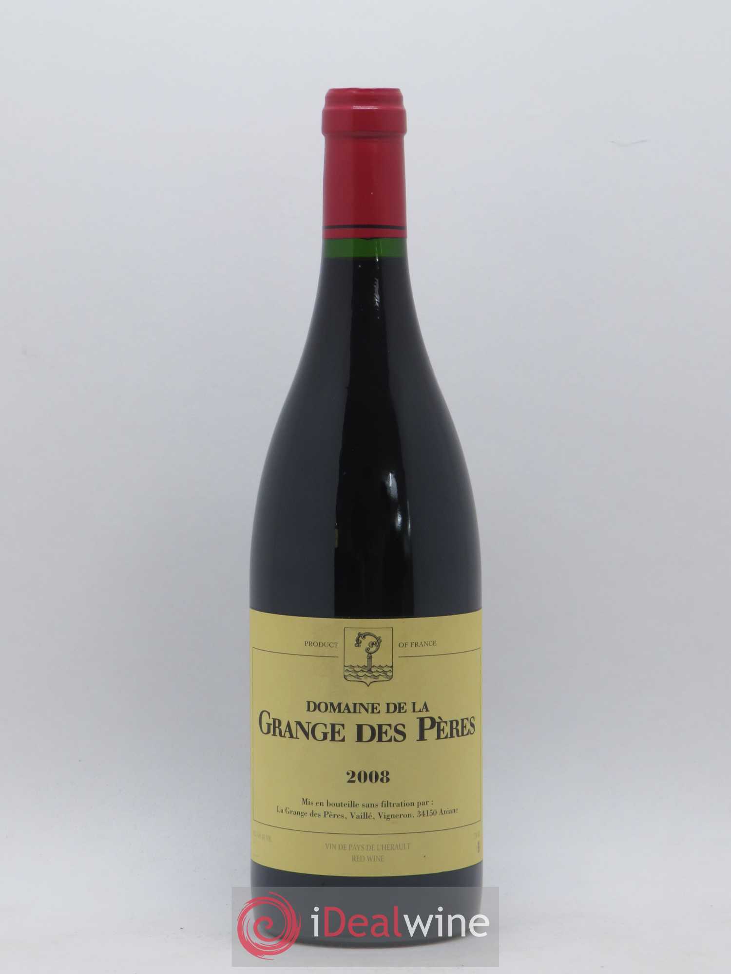 Pays d'Hérault Grange des Pères Laurent Vaillé 2008 - Lot de 1 bouteille - 0