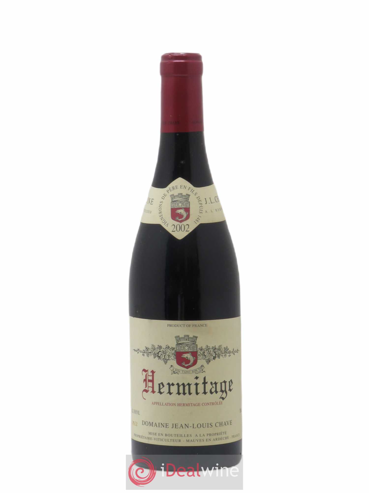 Hermitage Jean-Louis Chave 2002 - Lot de 1 bouteille - 0