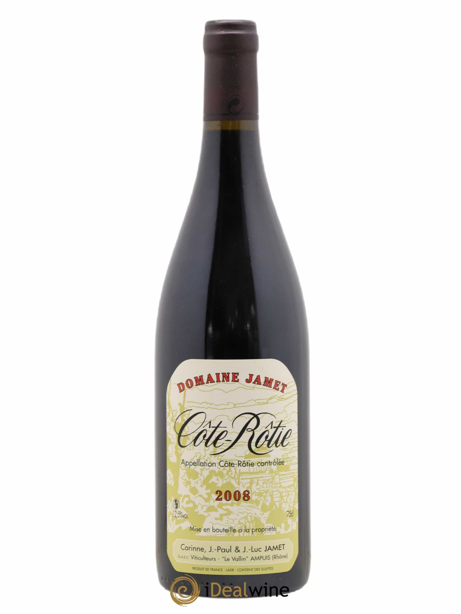 Côte-Rôtie Jamet (Domaine) 2008 - Lot de 1 bouteille - 0