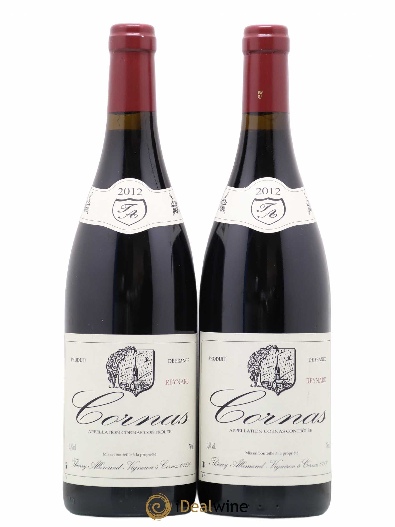 Cornas Reynard Thierry Allemand 2012 - Lot de 2 bouteilles - 0